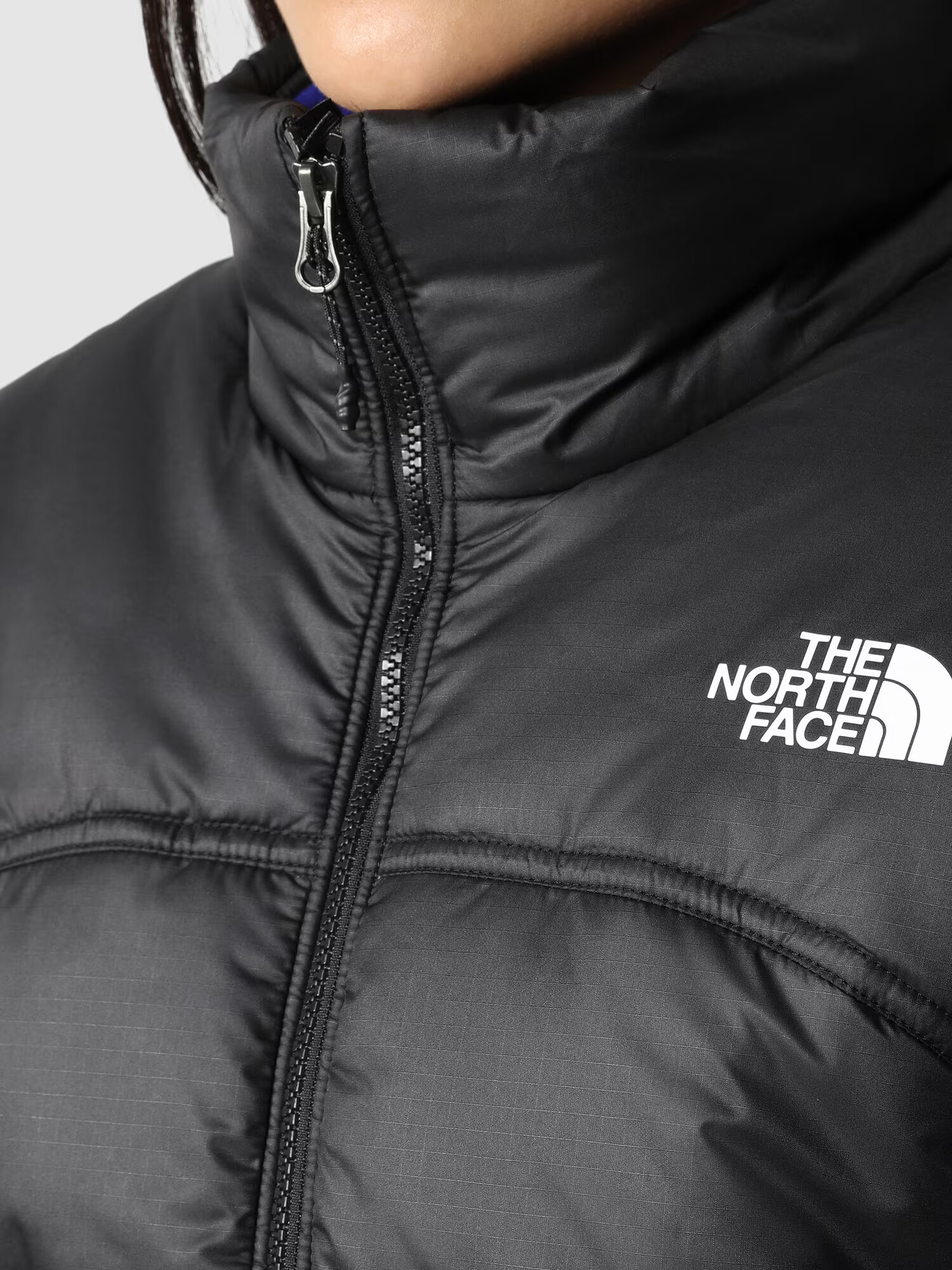 THE NORTH FACE Geacă de primăvară-toamnă negru / alb - Pled.ro