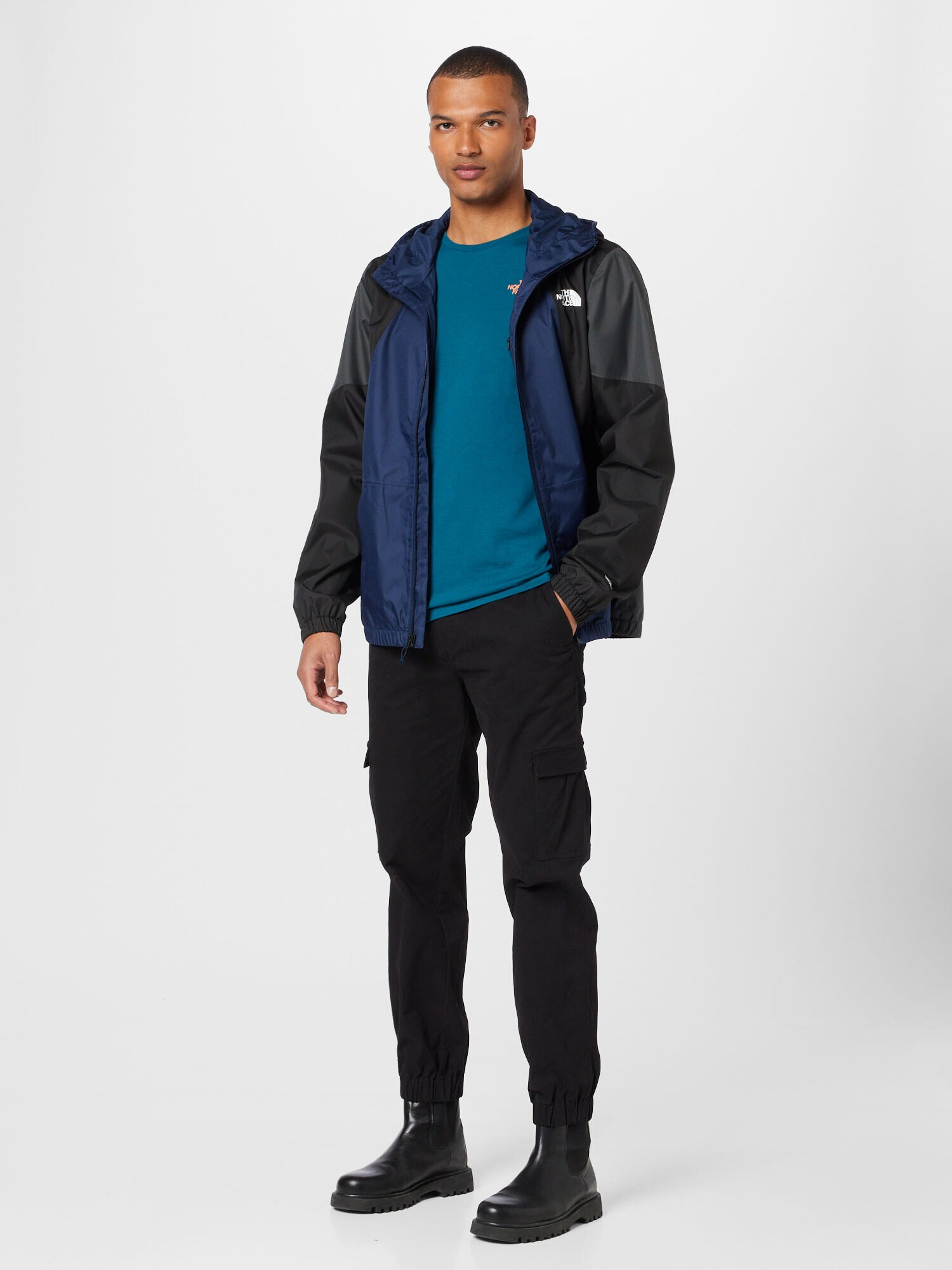 THE NORTH FACE Geacă outdoor 'FARSIDE' bleumarin / negru / alb - Pled.ro