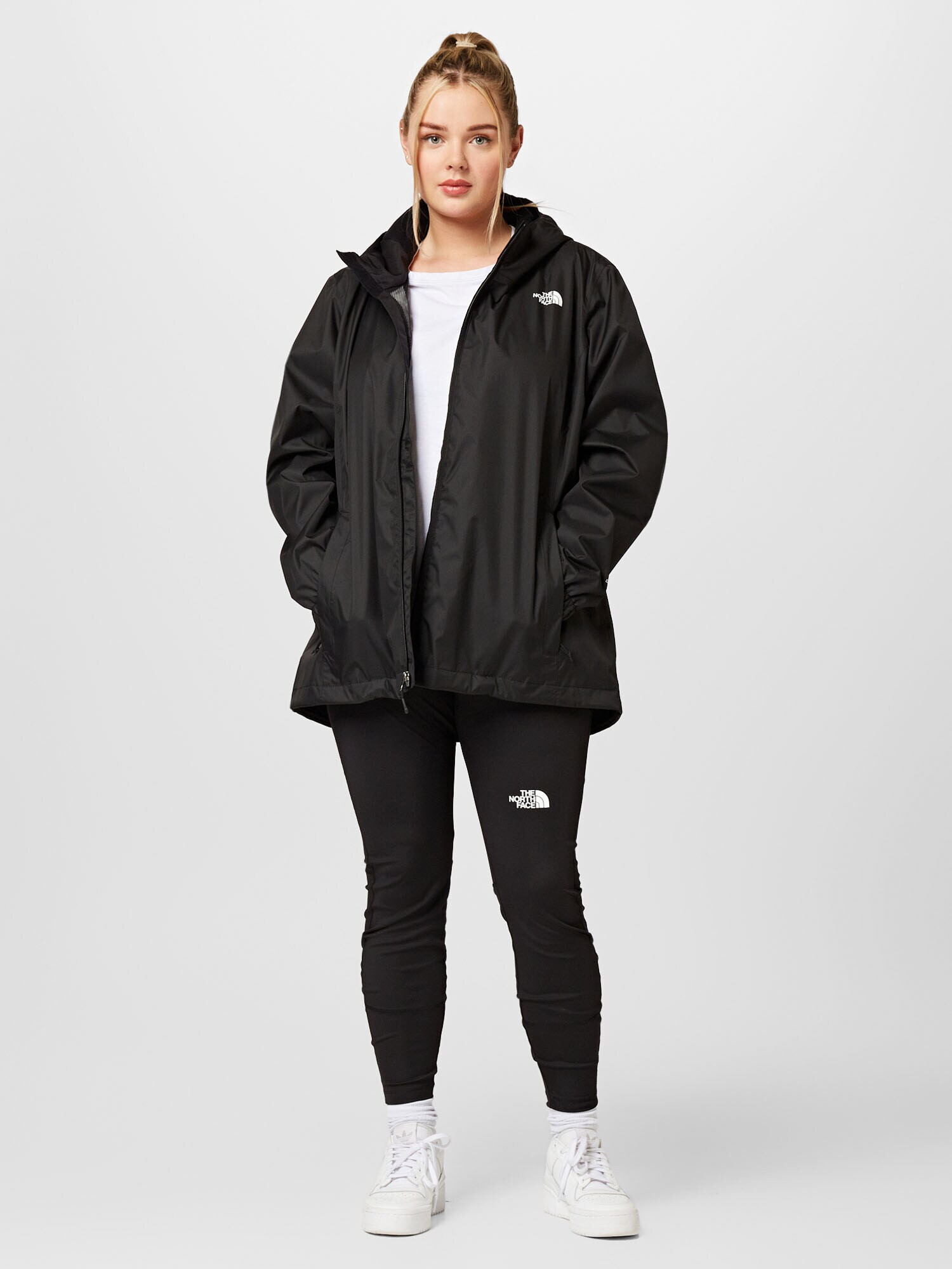 THE NORTH FACE Geacă sport negru / alb - Pled.ro