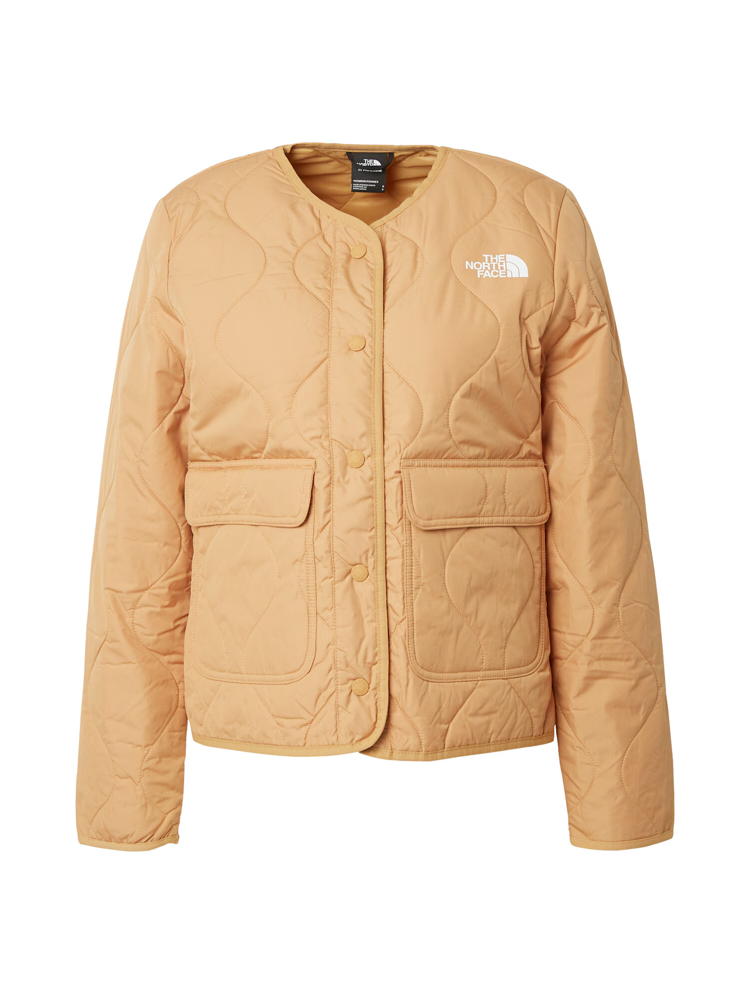 THE NORTH FACE Geacă outdoor 'AMPATO' maro cappuccino / alb - Pled.ro