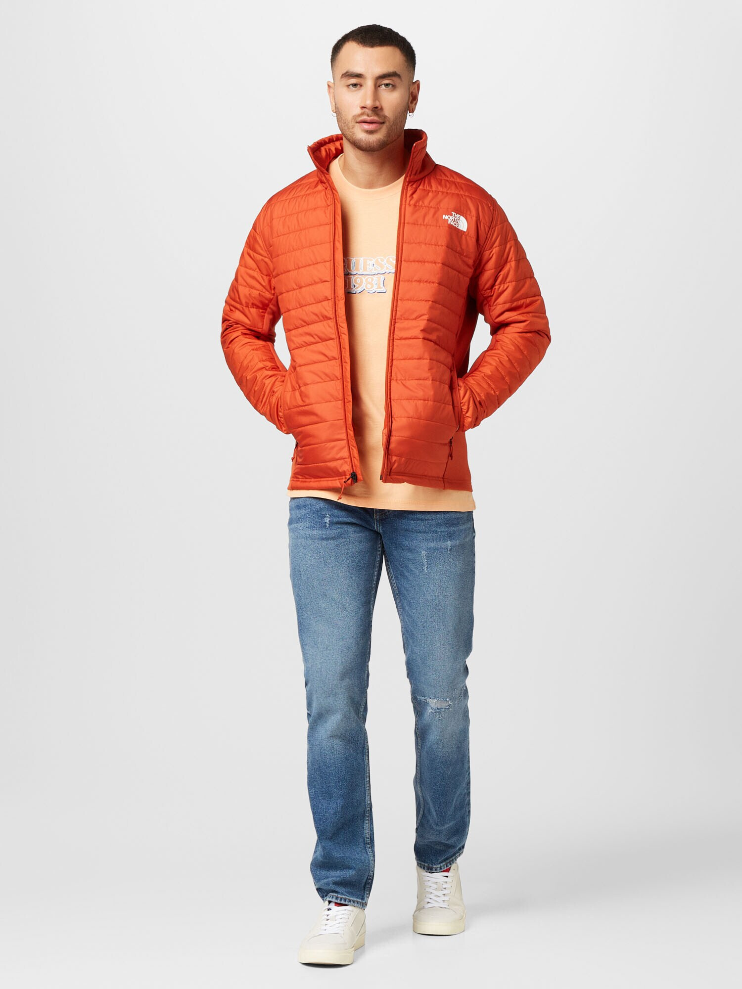 THE NORTH FACE Geacă outdoor 'CANYONLANDS' bronz / alb - Pled.ro