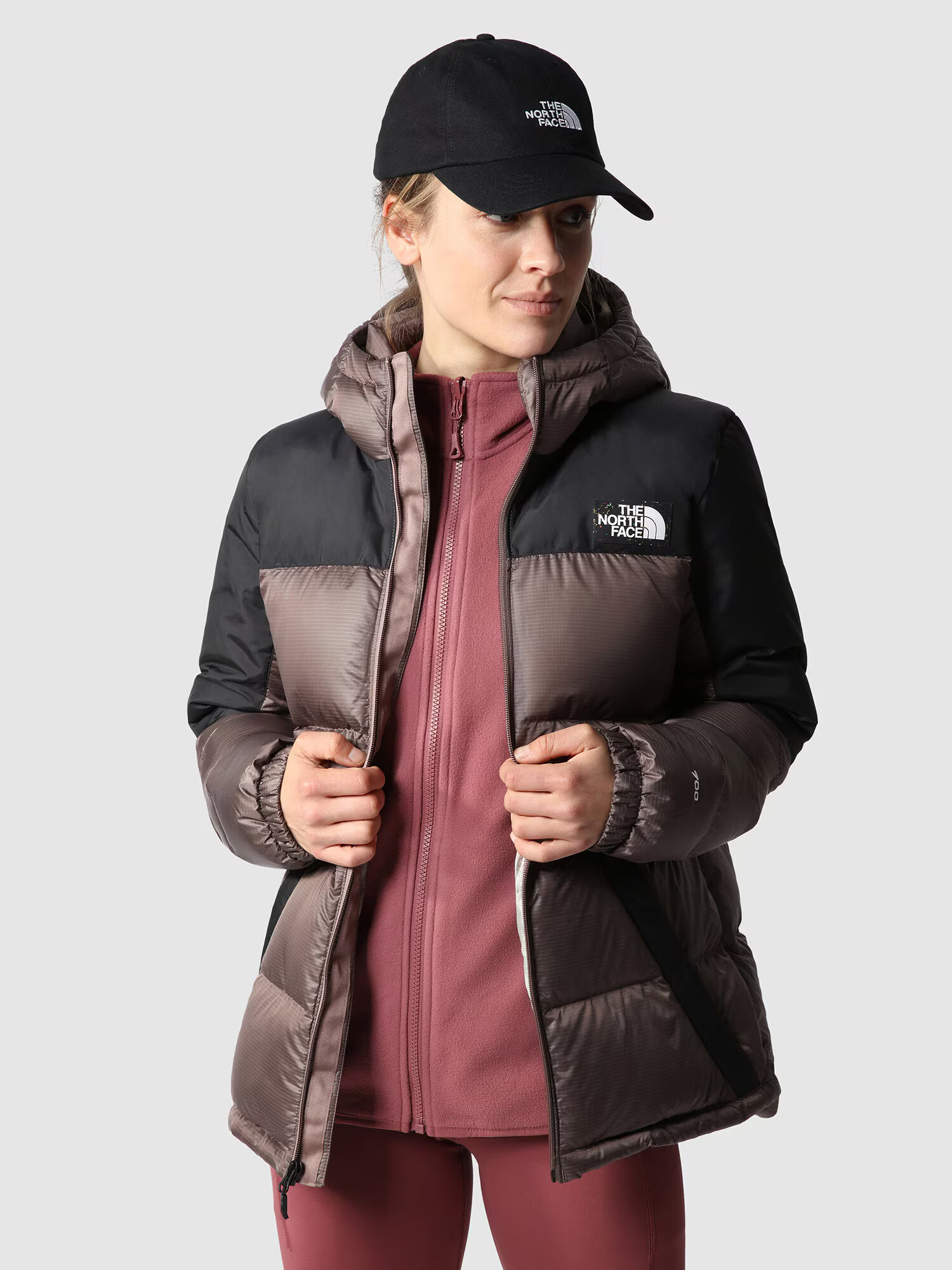 THE NORTH FACE Geacă outdoor 'DIABLO' gri taupe / negru / alb - Pled.ro