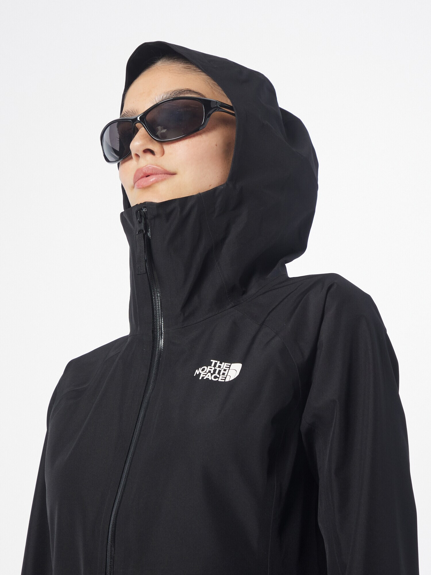 THE NORTH FACE Geacă outdoor 'DRYZZLE' negru / alb - Pled.ro