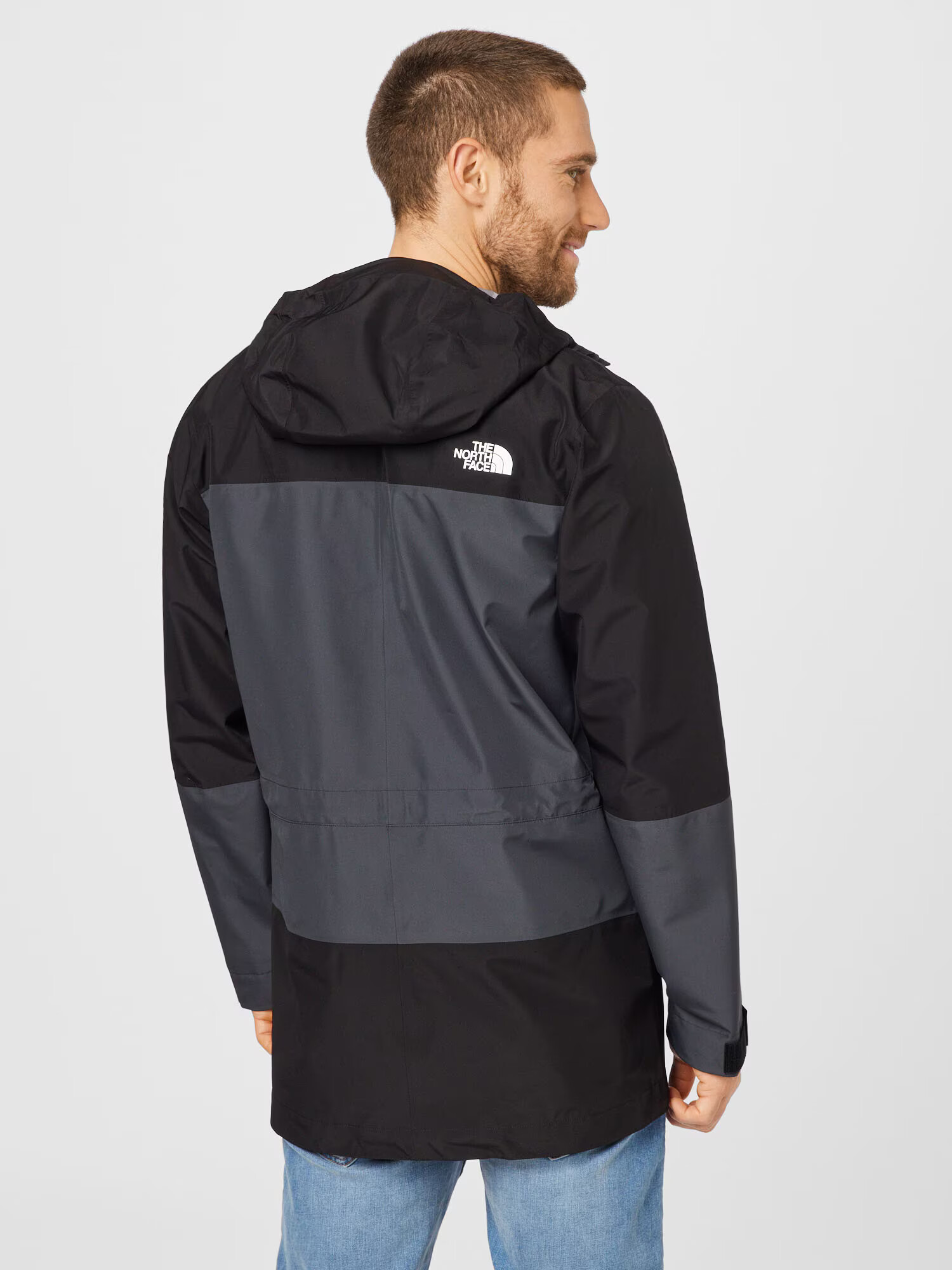 THE NORTH FACE Geacă outdoor 'DRYZZLE' gri închis / negru - Pled.ro