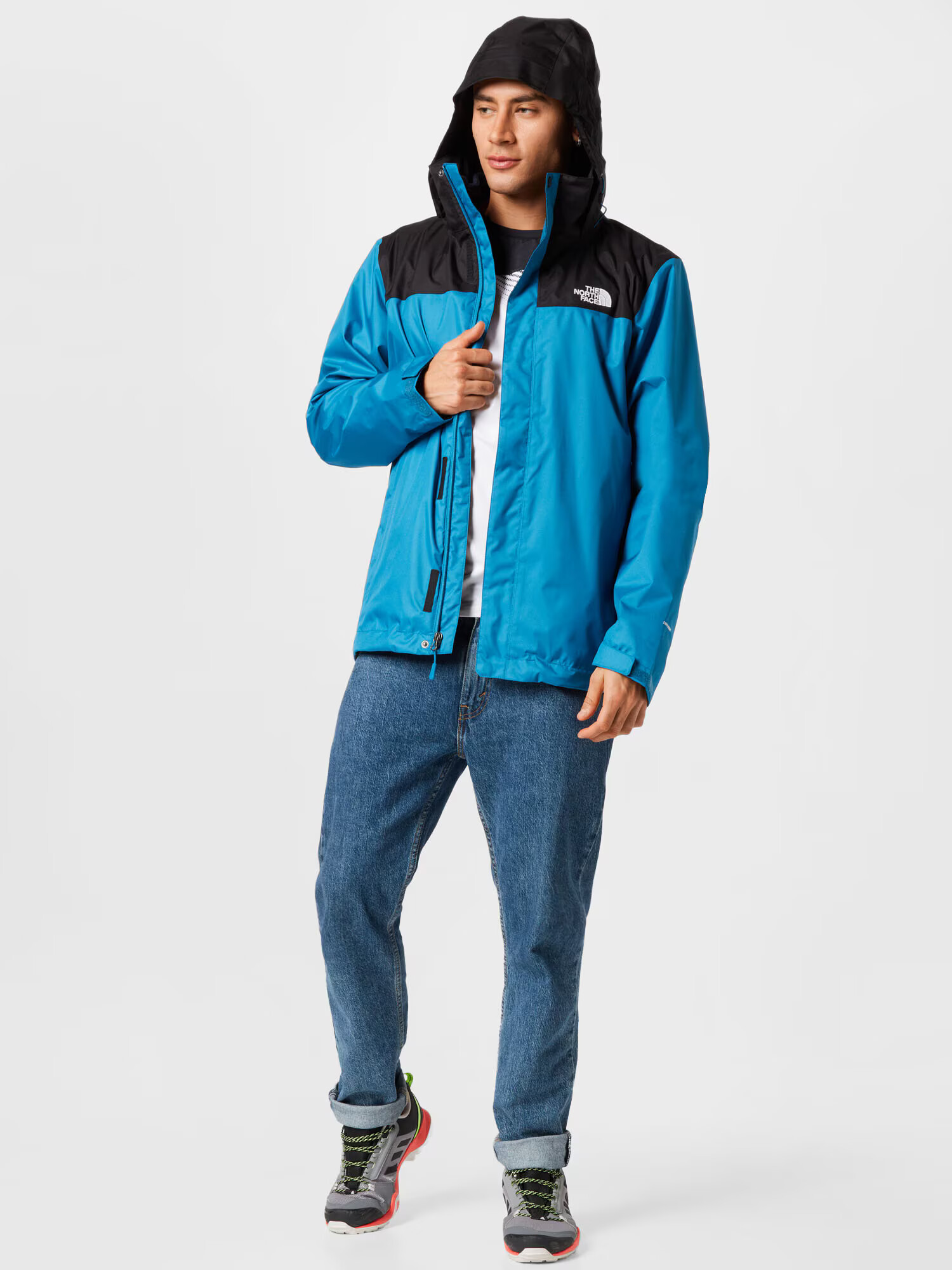 THE NORTH FACE Geacă outdoor 'Evolve II' albastru / negru / alb - Pled.ro