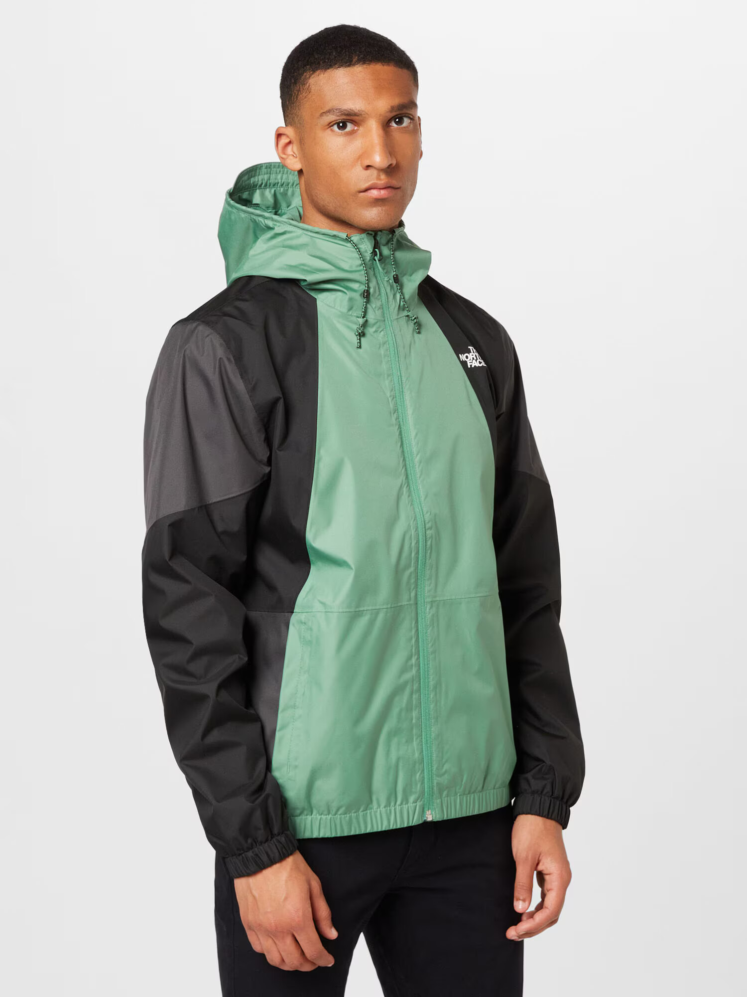 THE NORTH FACE Geacă outdoor 'Farside' gri / verde mentă / negru / alb - Pled.ro