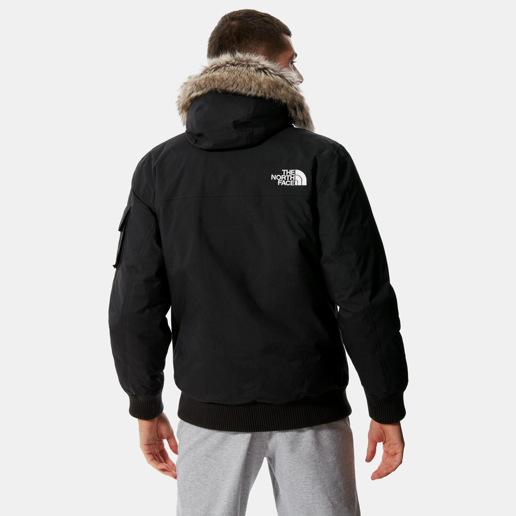 THE NORTH FACE Geacă outdoor 'Gotham' negru / alb - Pled.ro