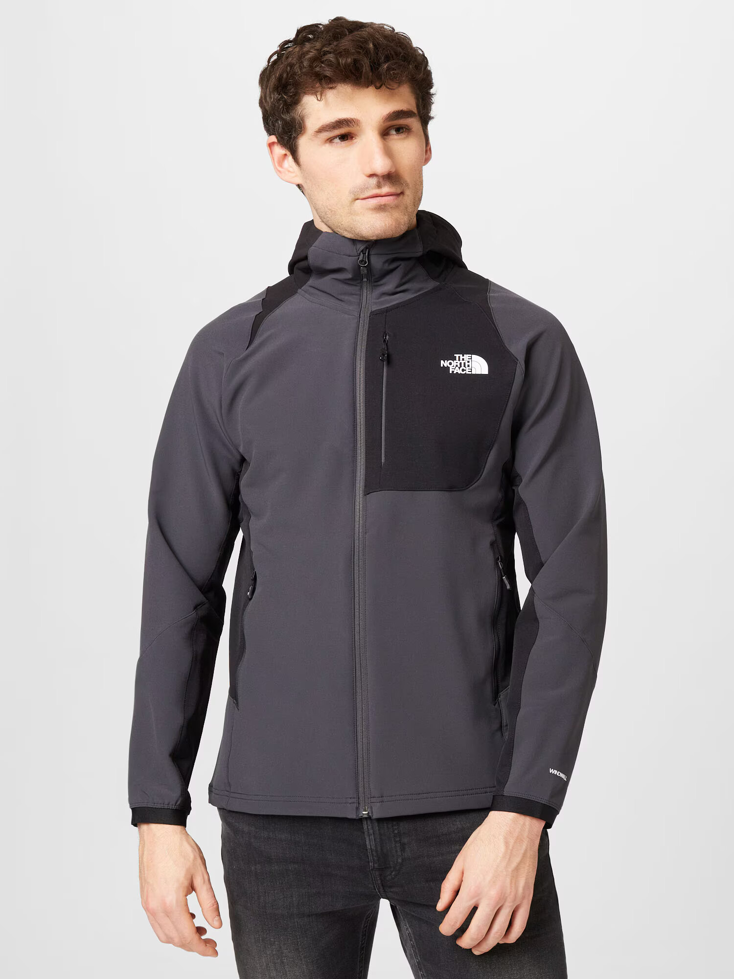 THE NORTH FACE Geacă outdoor gri închis / negru / alb - Pled.ro