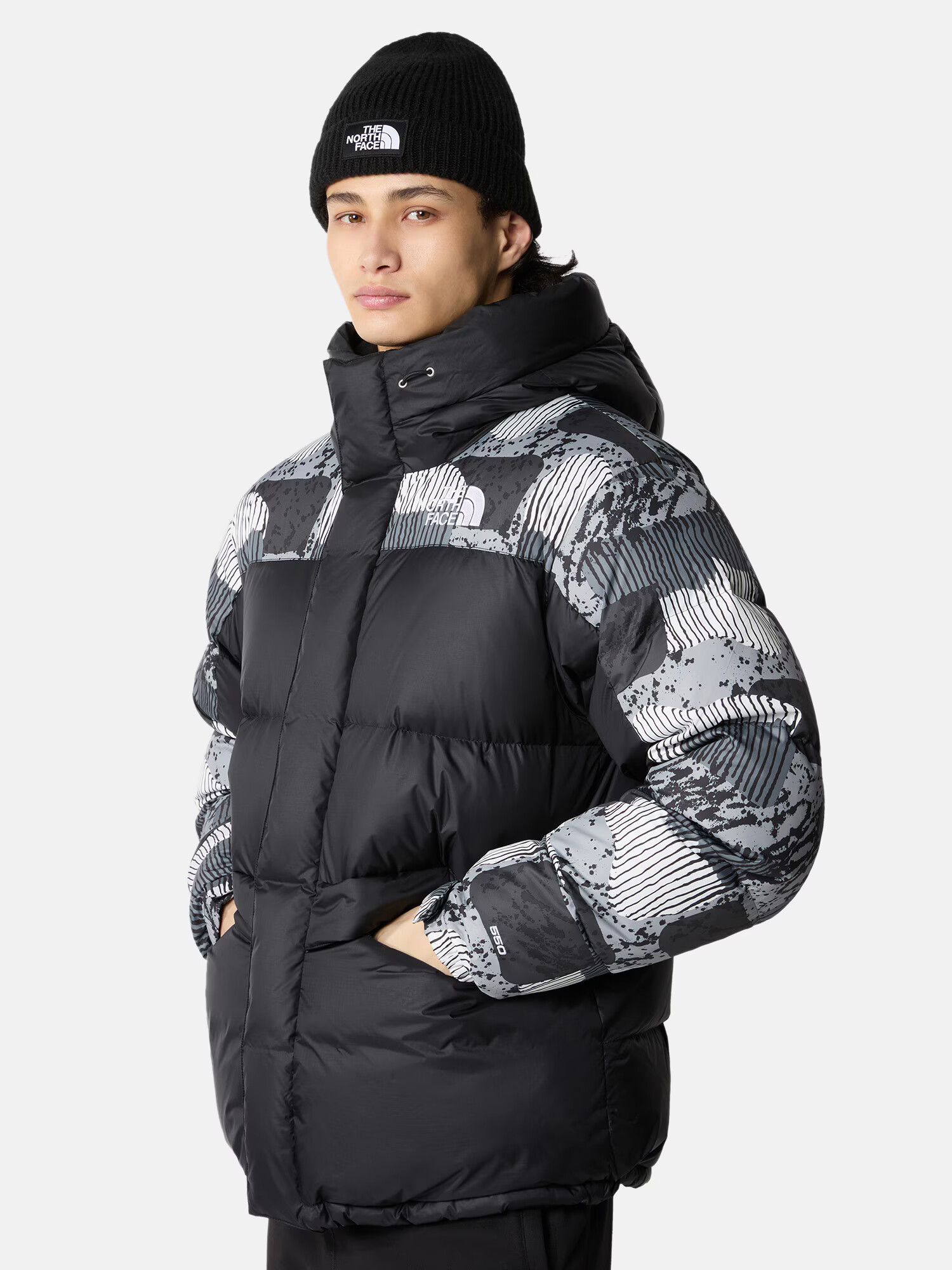 THE NORTH FACE Geacă outdoor 'HMLYN ' gri / negru / alb - Pled.ro