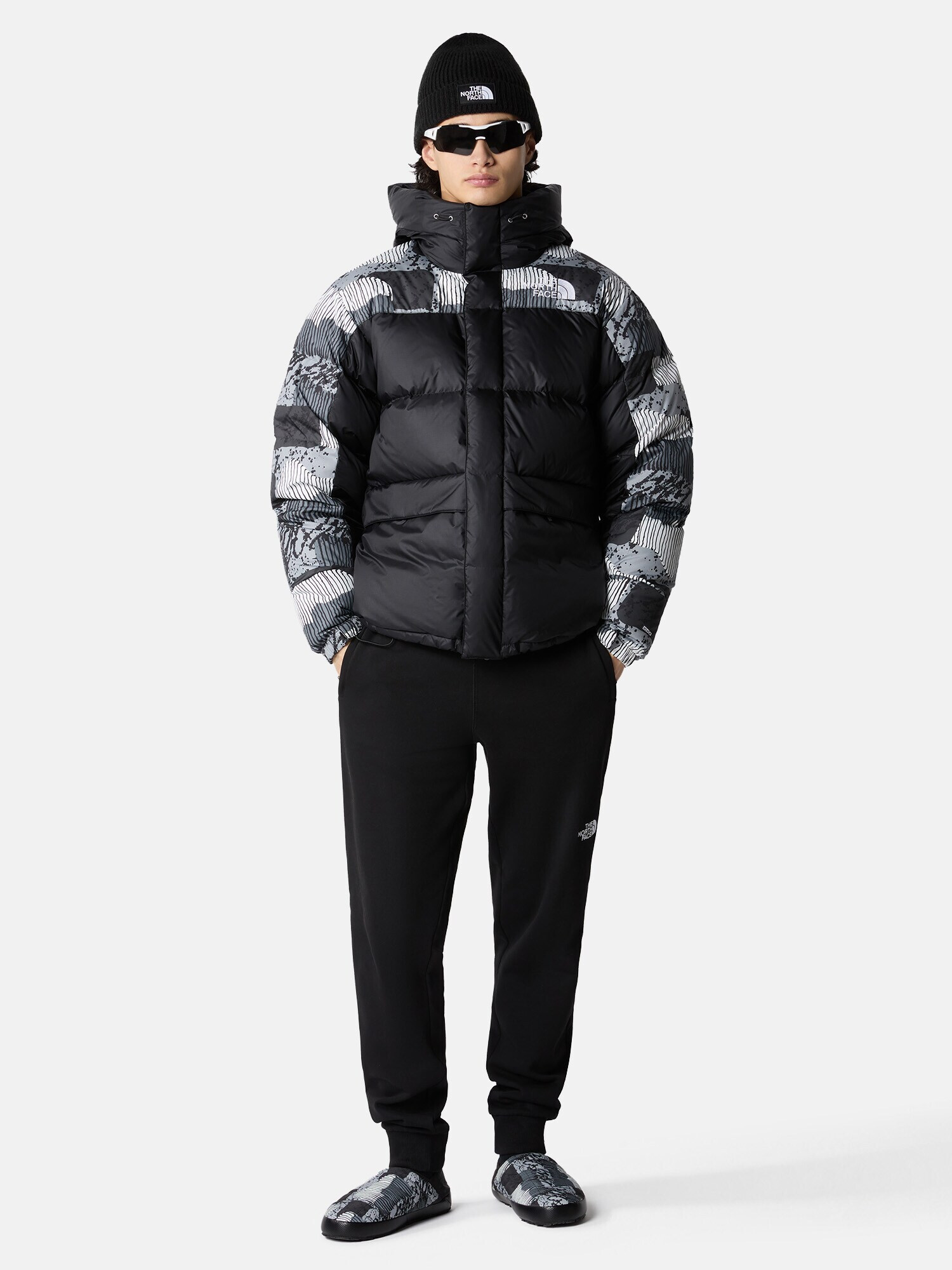 THE NORTH FACE Geacă outdoor 'HMLYN ' gri / negru / alb - Pled.ro