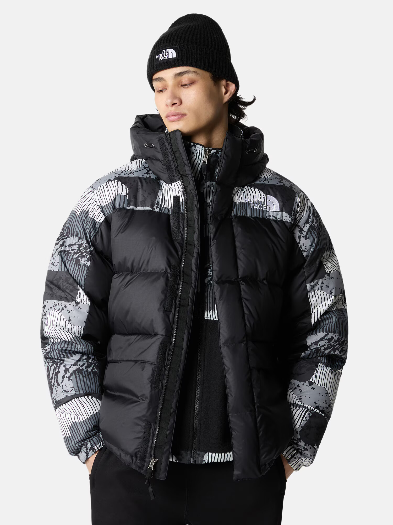 THE NORTH FACE Geacă outdoor 'HMLYN ' gri / negru / alb - Pled.ro