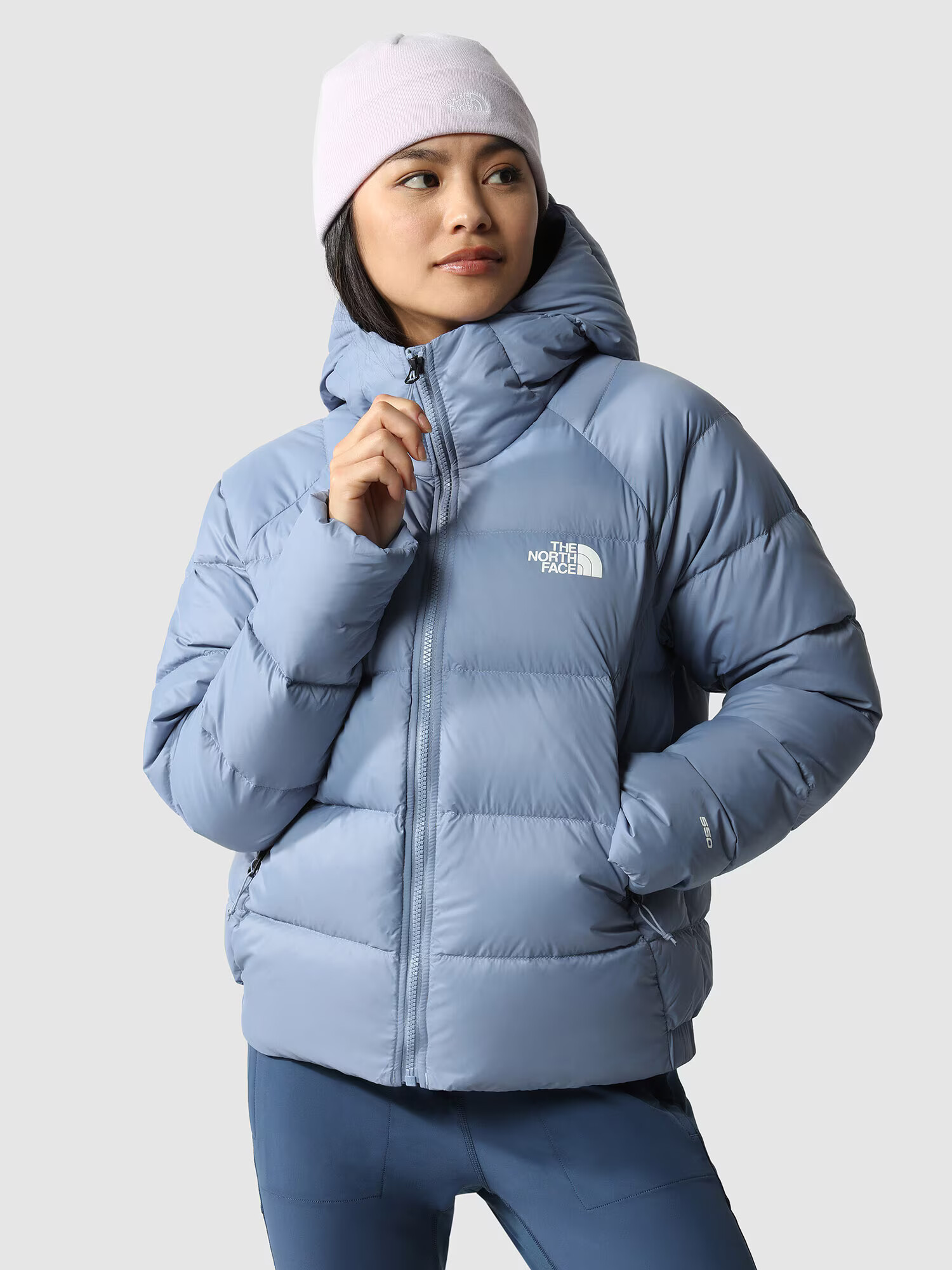 THE NORTH FACE Geacă outdoor 'Hyalite' albastru fumuriu / alb - Pled.ro