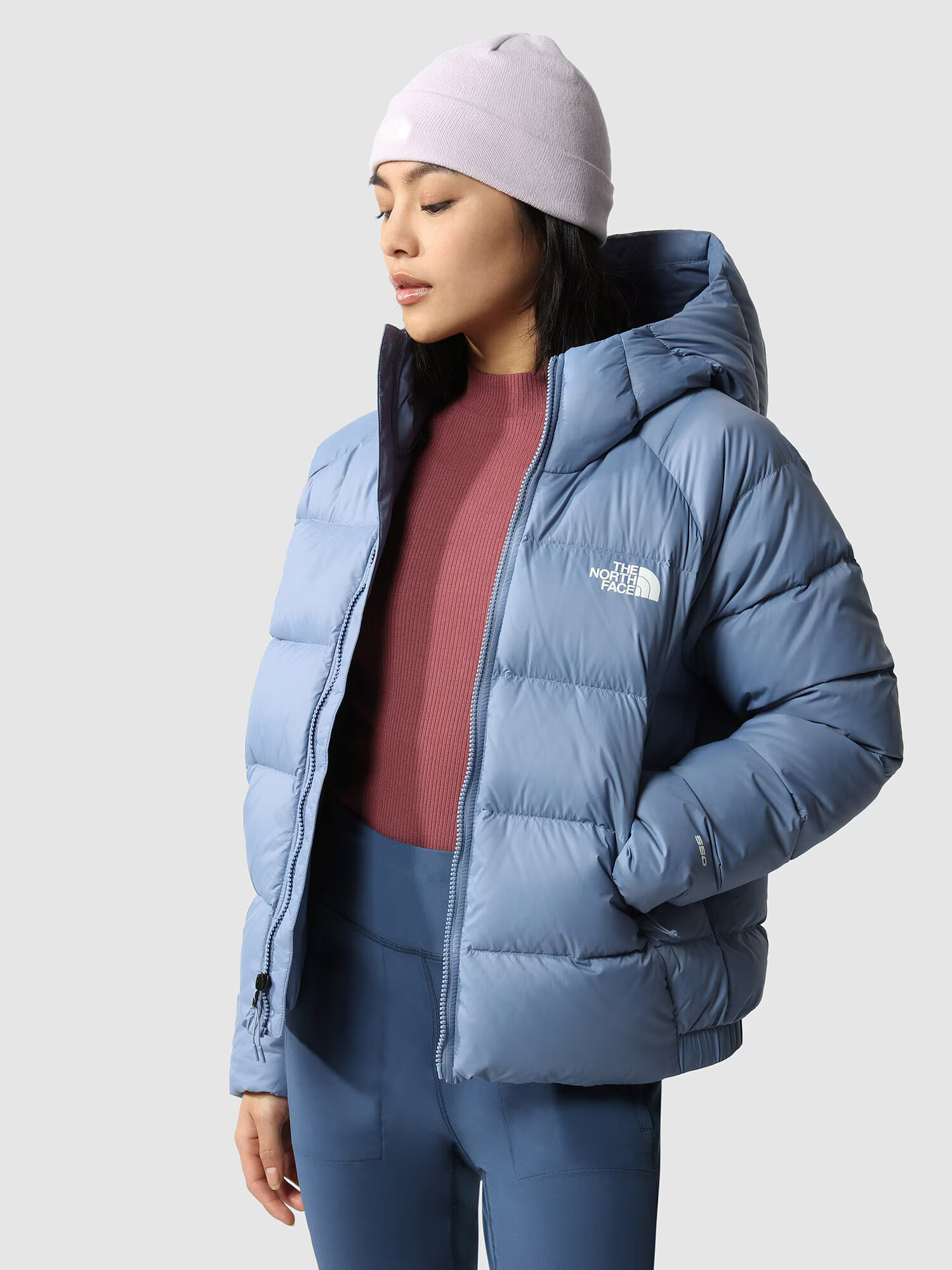 THE NORTH FACE Geacă outdoor 'Hyalite' albastru fumuriu / alb - Pled.ro