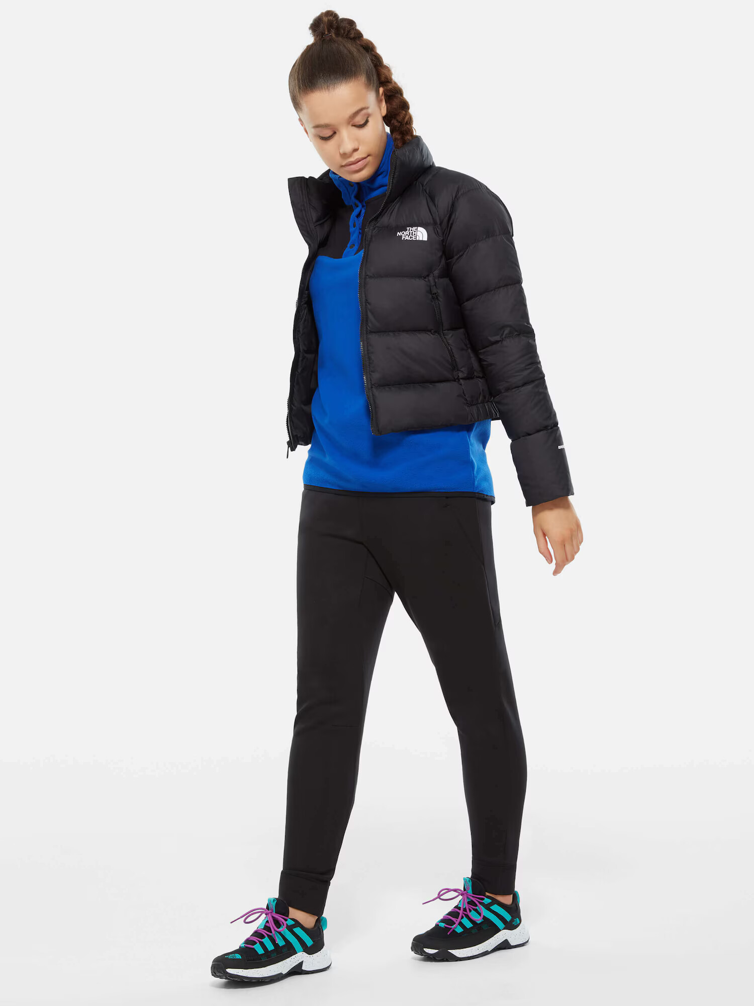 THE NORTH FACE Geacă outdoor 'Hyalite' negru / alb - Pled.ro