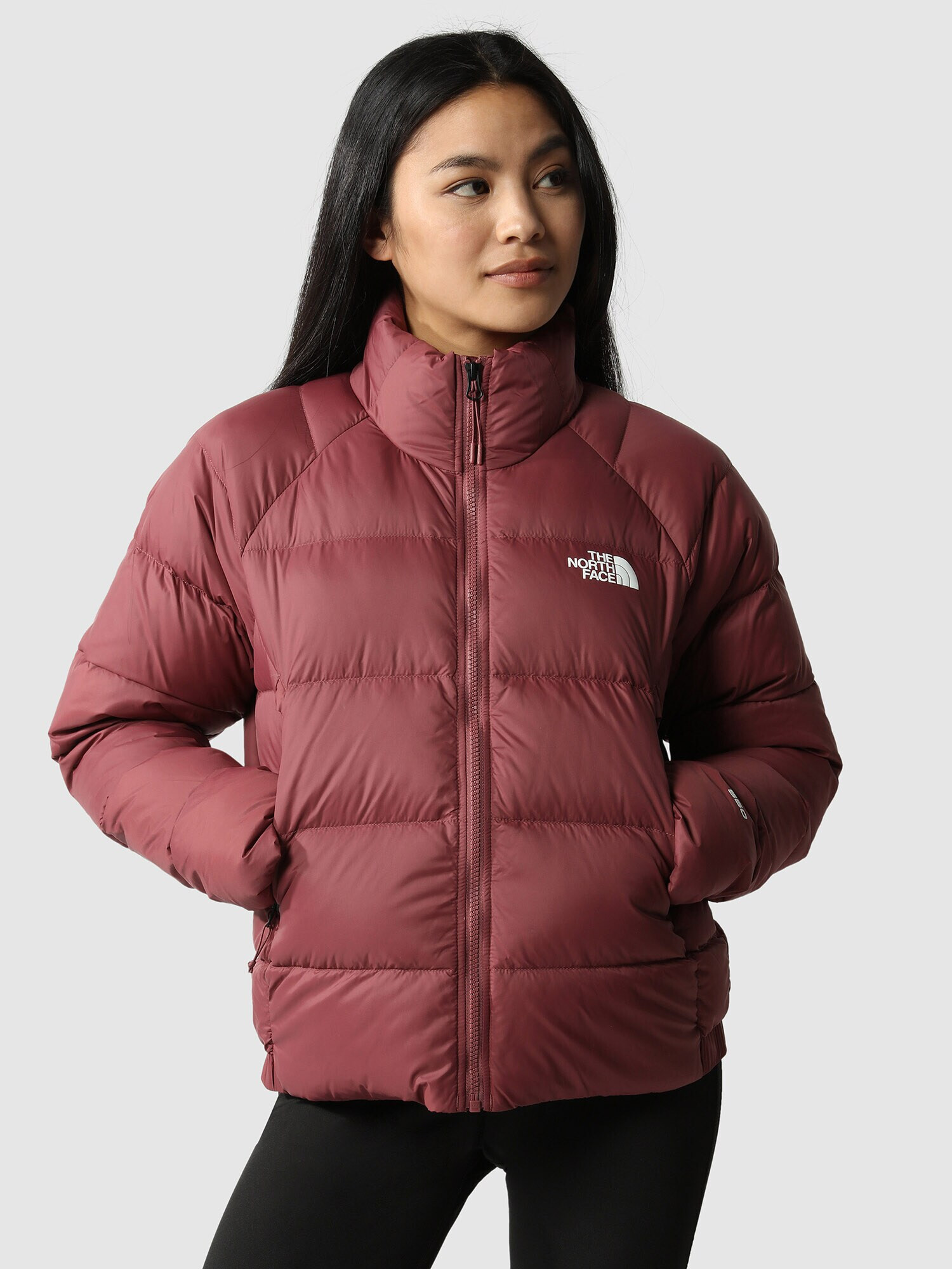 THE NORTH FACE Geacă outdoor 'Hyalite' roșu vin / alb - Pled.ro