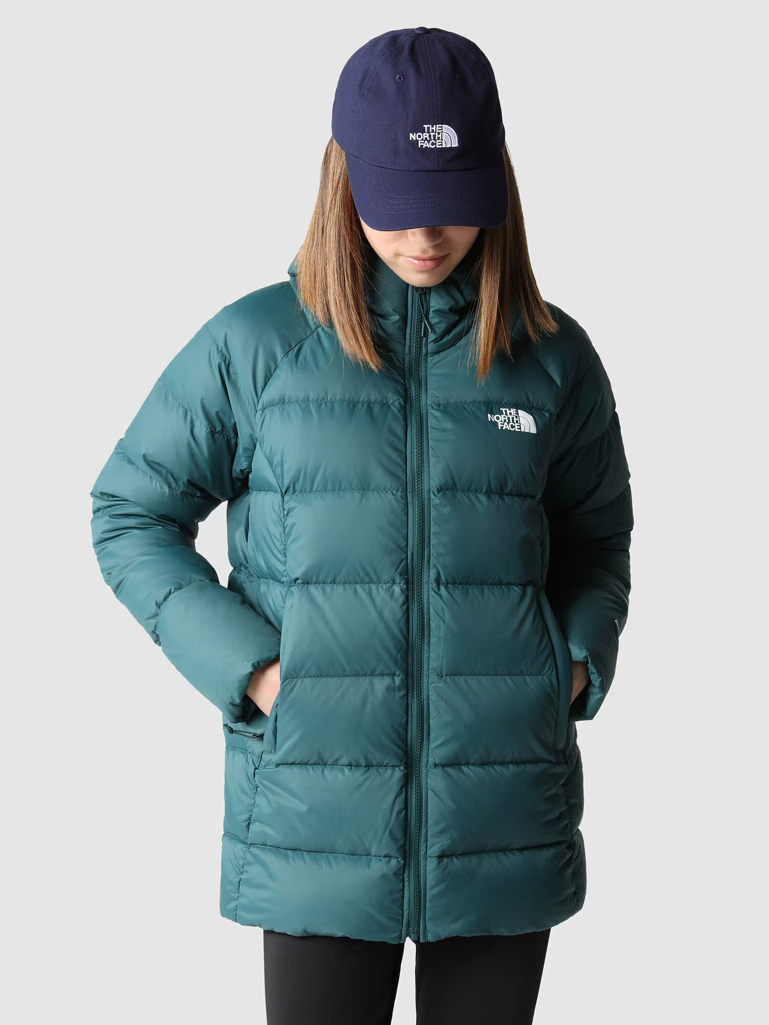 THE NORTH FACE Geacă outdoor 'HYALITE' verde petrol / alb - Pled.ro