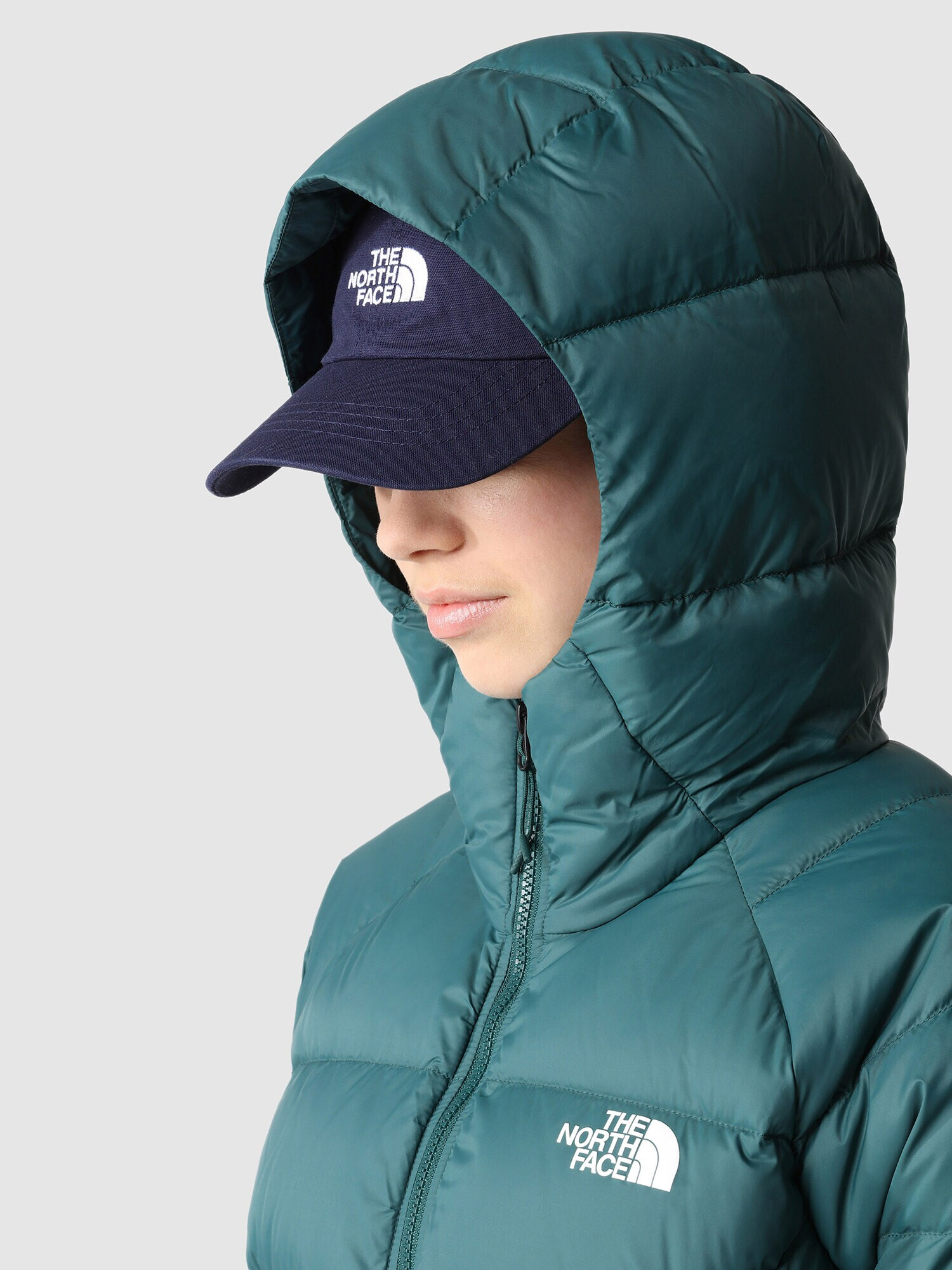 THE NORTH FACE Geacă outdoor 'HYALITE' verde petrol / alb - Pled.ro