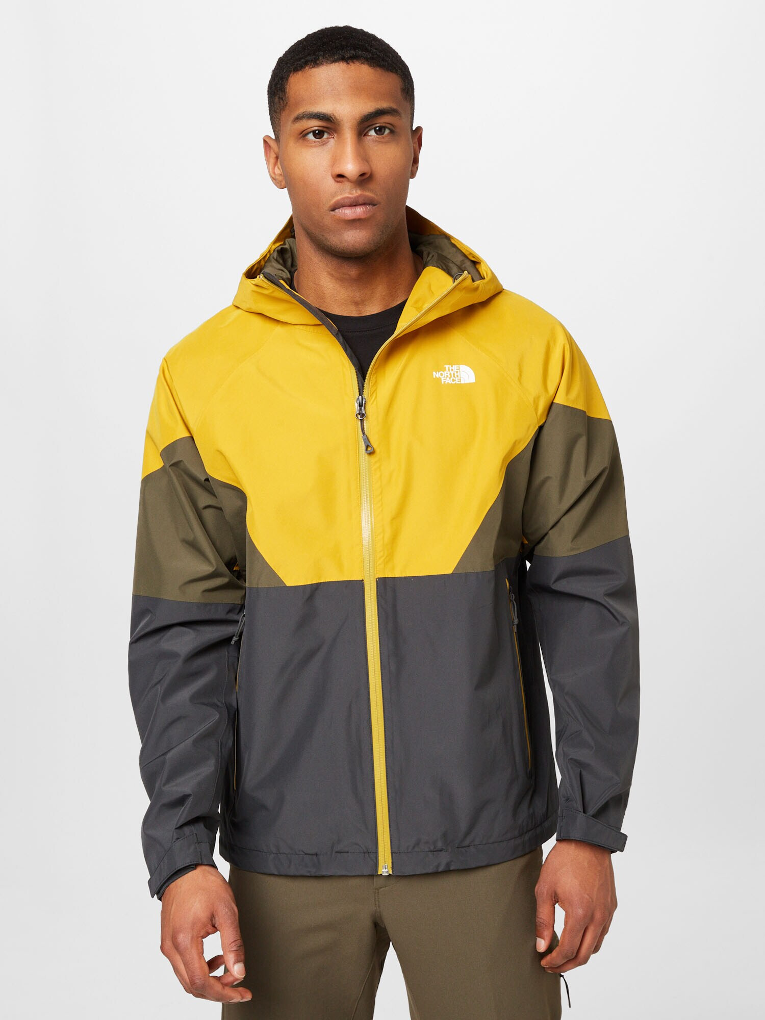 THE NORTH FACE Geacă sport 'LIGHTNING' galben închis / gri metalic / oliv / alb - Pled.ro