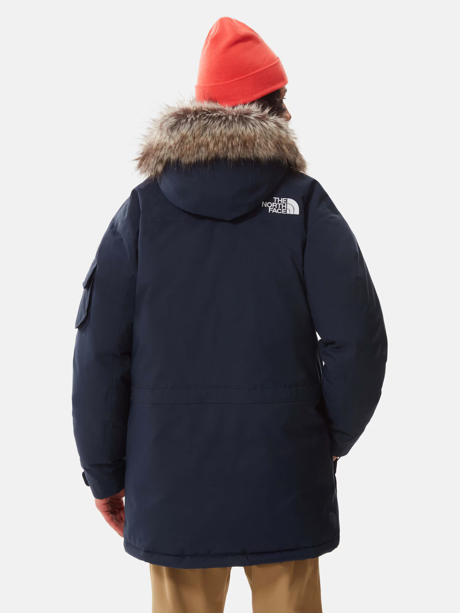 THE NORTH FACE Geacă outdoor 'McMurdo' bleumarin / alb - Pled.ro