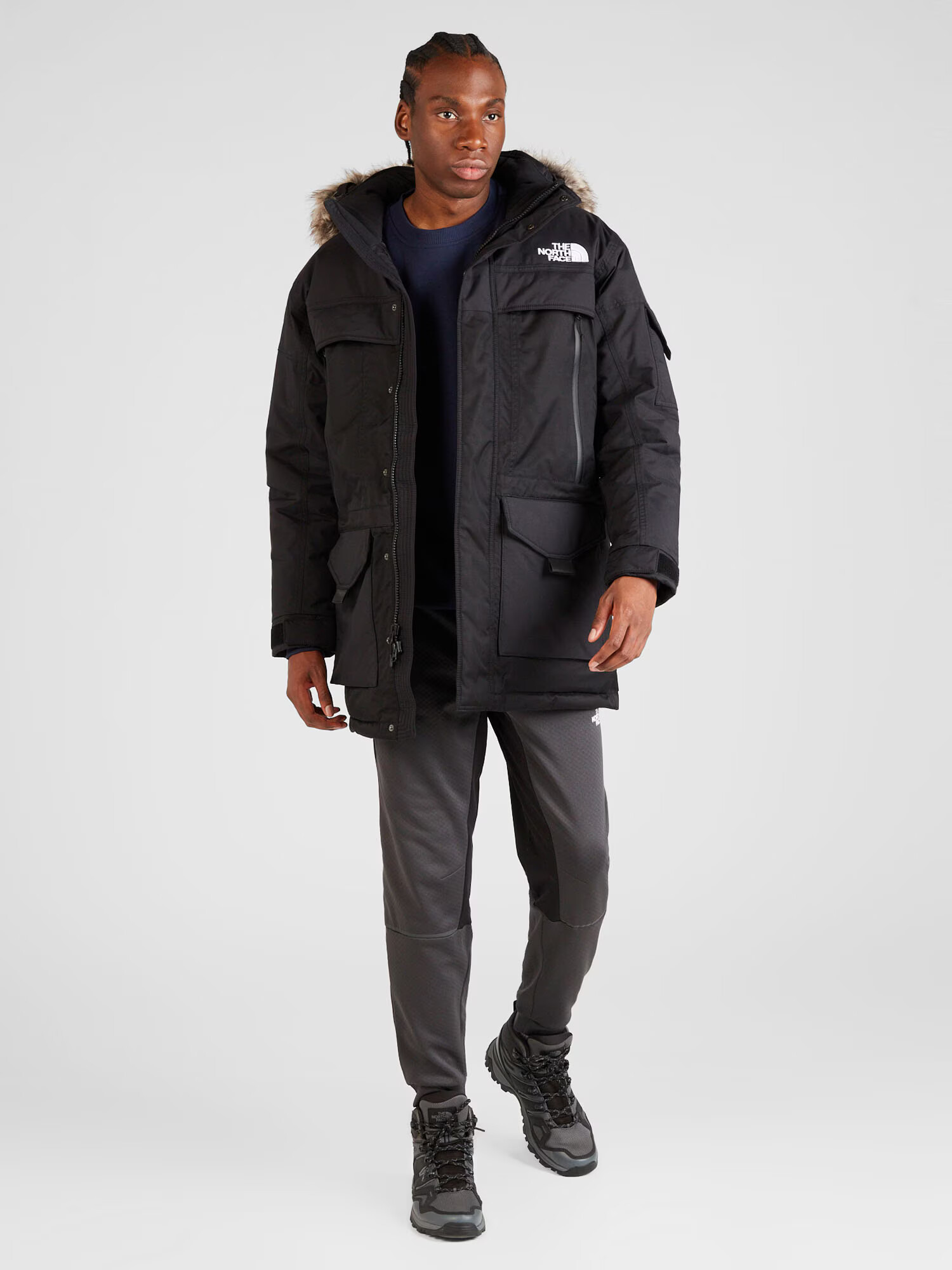 THE NORTH FACE Geacă outdoor 'MURDO' negru / alb - Pled.ro