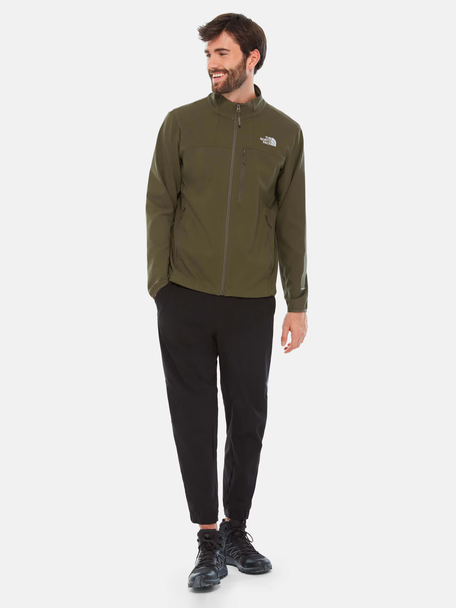 THE NORTH FACE Geacă outdoor 'Nimble' oliv / alb - Pled.ro