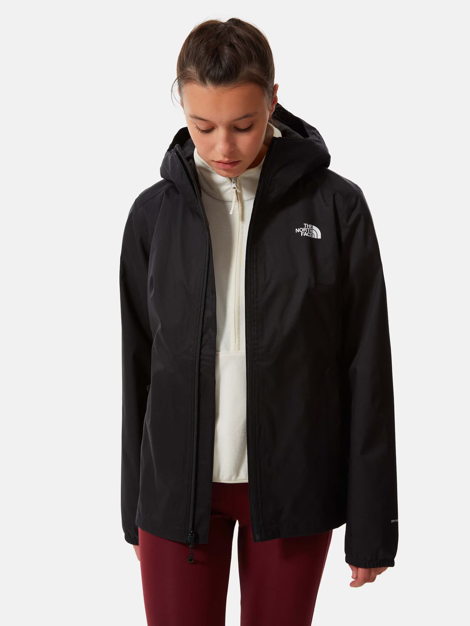 THE NORTH FACE Geacă outdoor 'Quest' negru / alb - Pled.ro