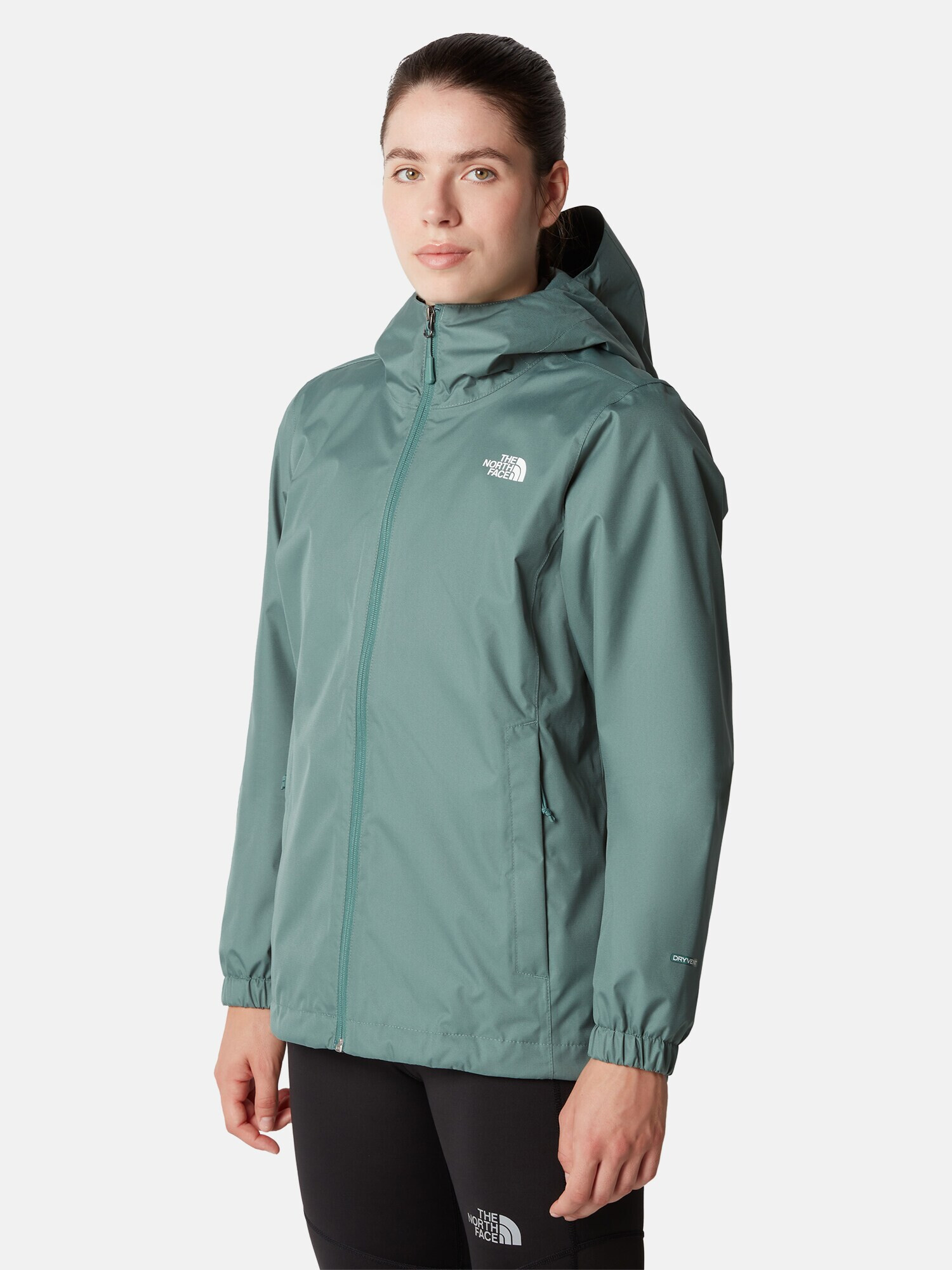 THE NORTH FACE Geacă outdoor 'Quest' verde / alb - Pled.ro