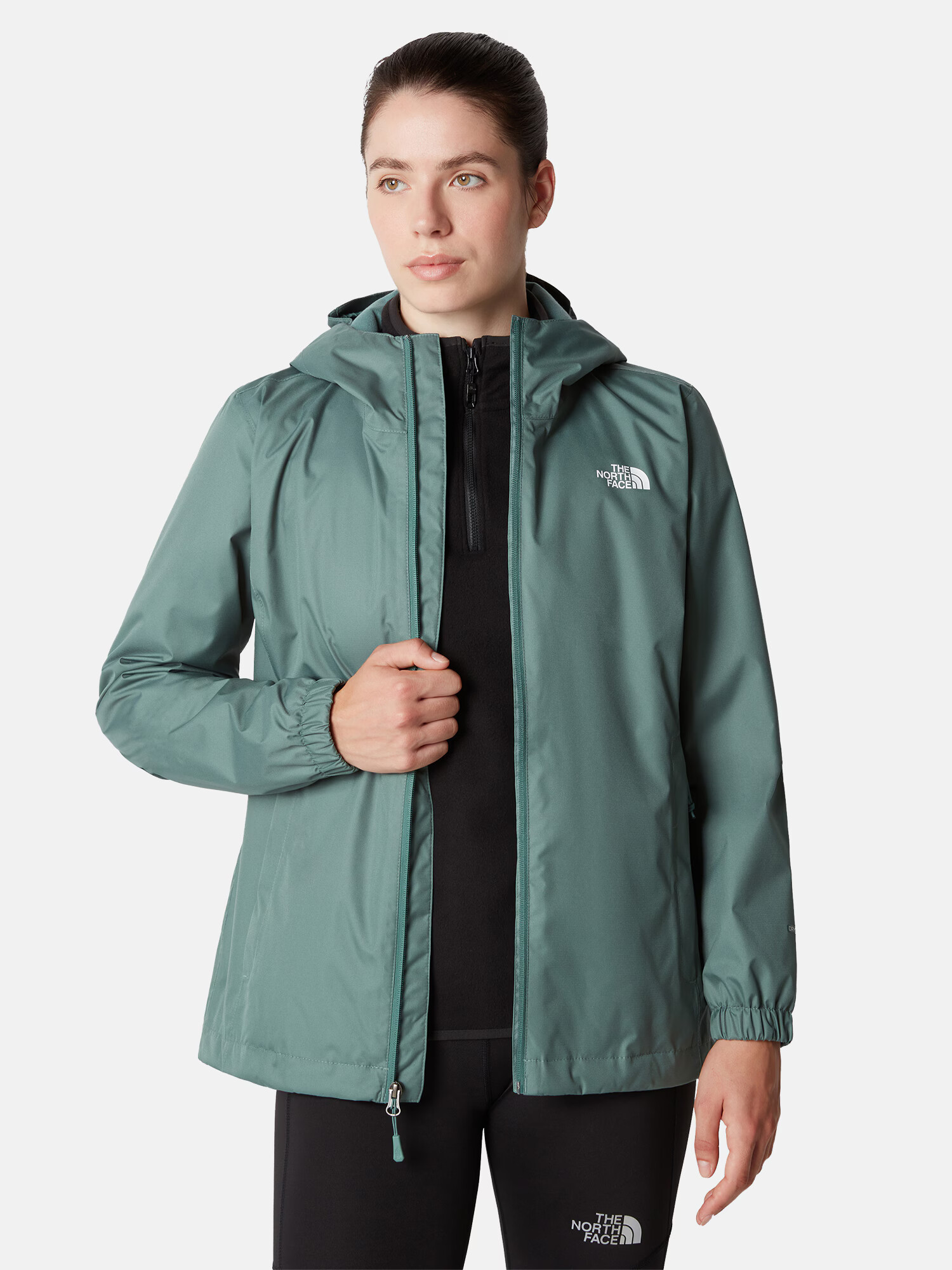 THE NORTH FACE Geacă outdoor 'Quest' verde / alb - Pled.ro