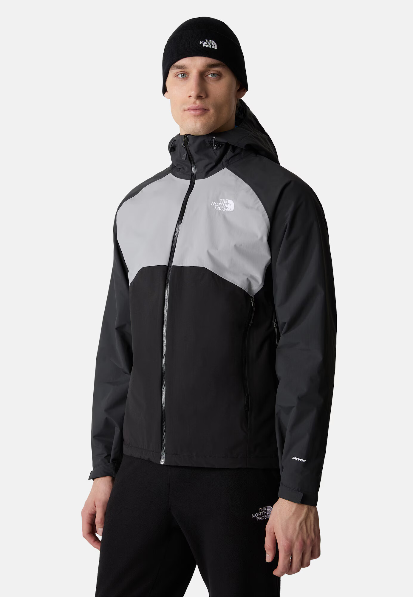 THE NORTH FACE Geacă outdoor 'STRATOS' gri / negru / alb - Pled.ro