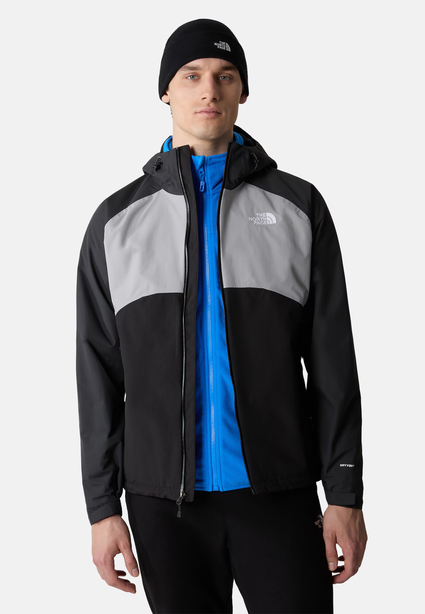 THE NORTH FACE Geacă outdoor 'STRATOS' gri / negru / alb - Pled.ro