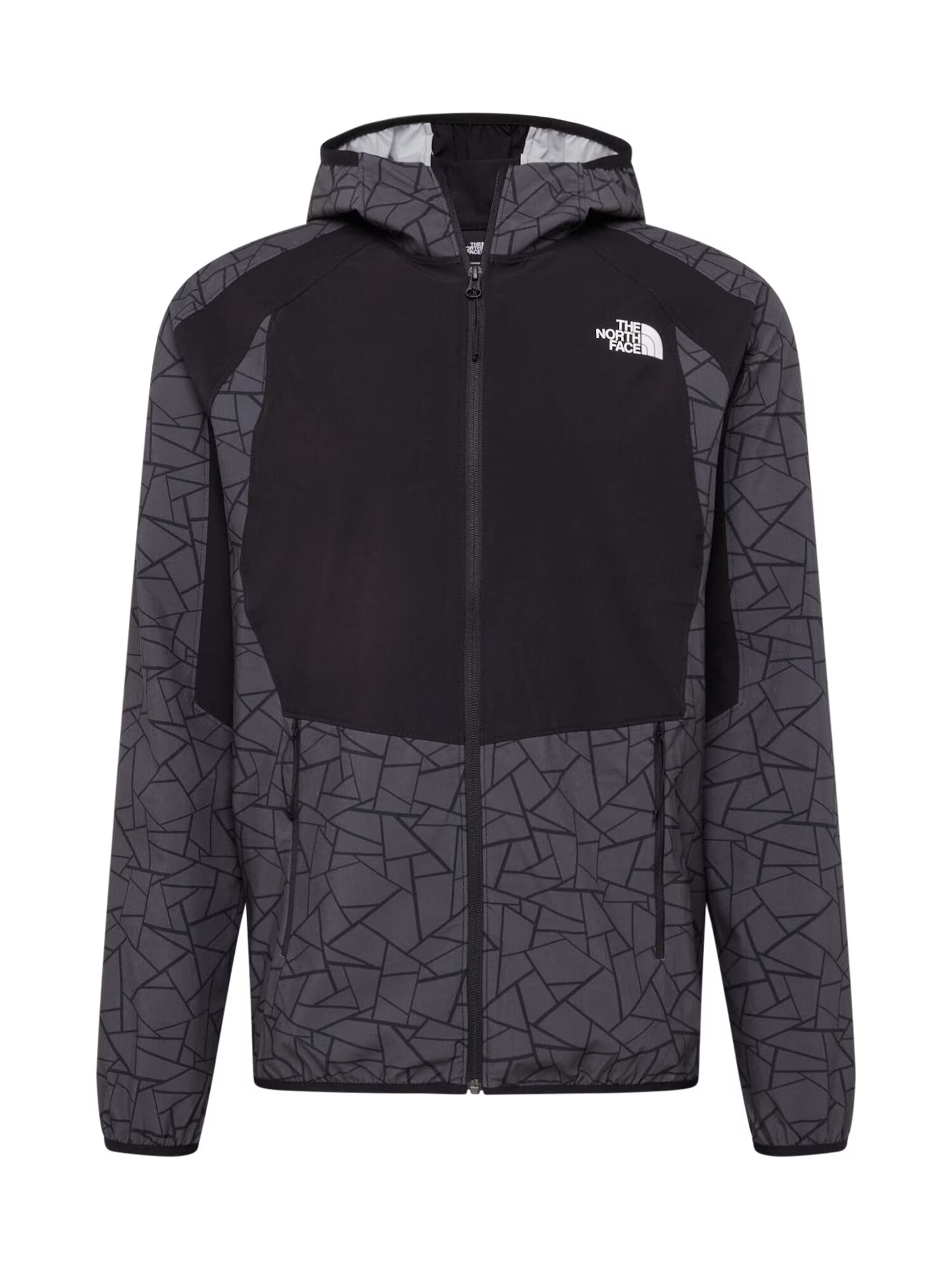 THE NORTH FACE Geacă sport gri închis / negru / alb - Pled.ro