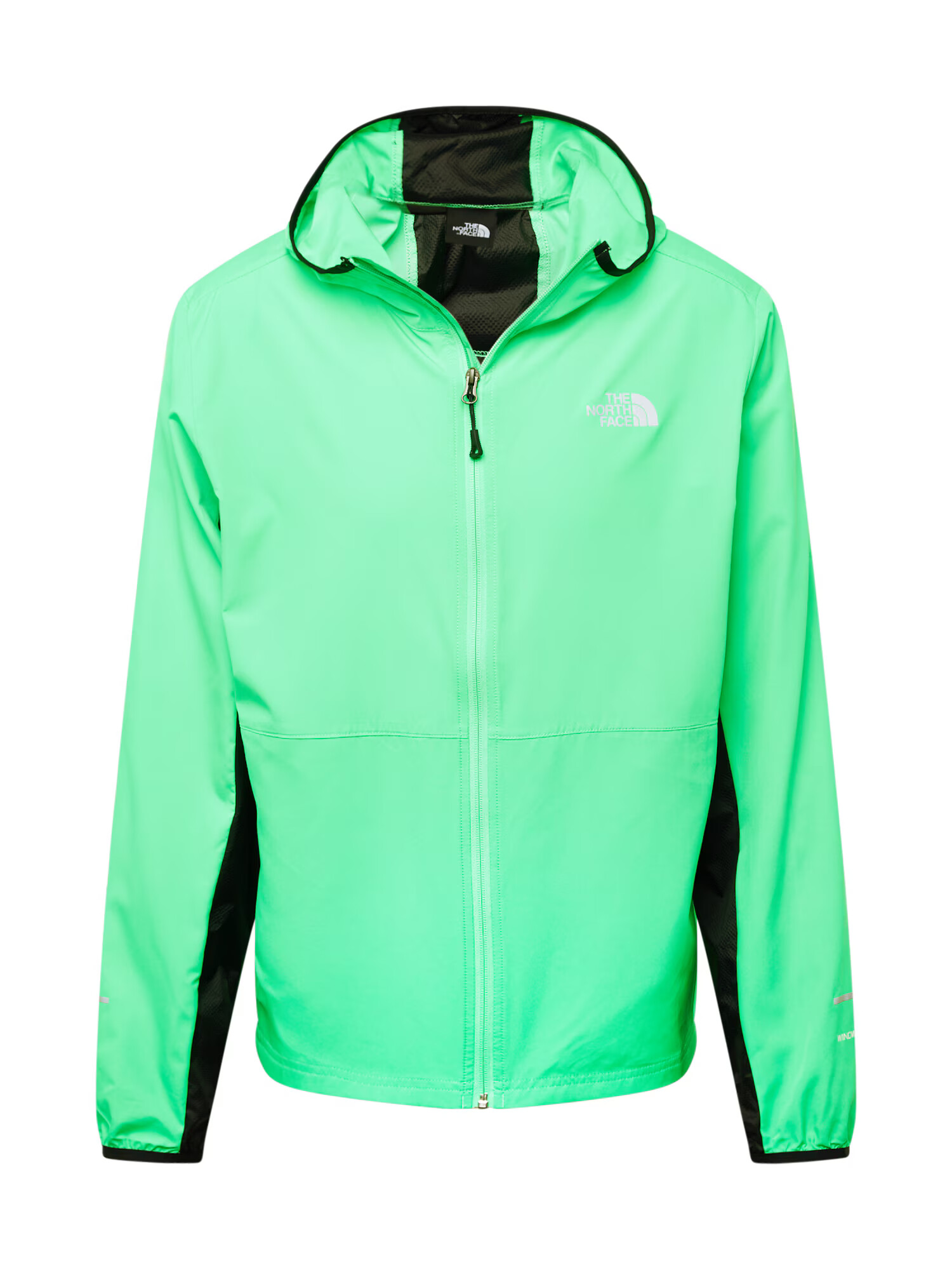 THE NORTH FACE Geacă sport gri închis / verde limetă / negru - Pled.ro