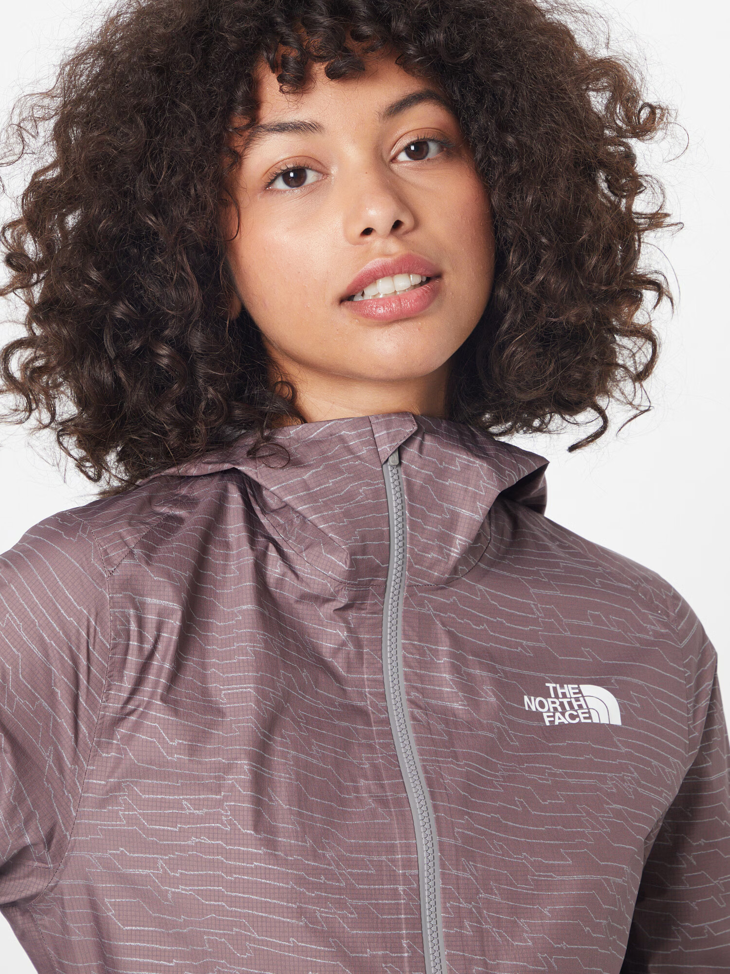 THE NORTH FACE Geacă sport 'Print First' gri / lila - Pled.ro