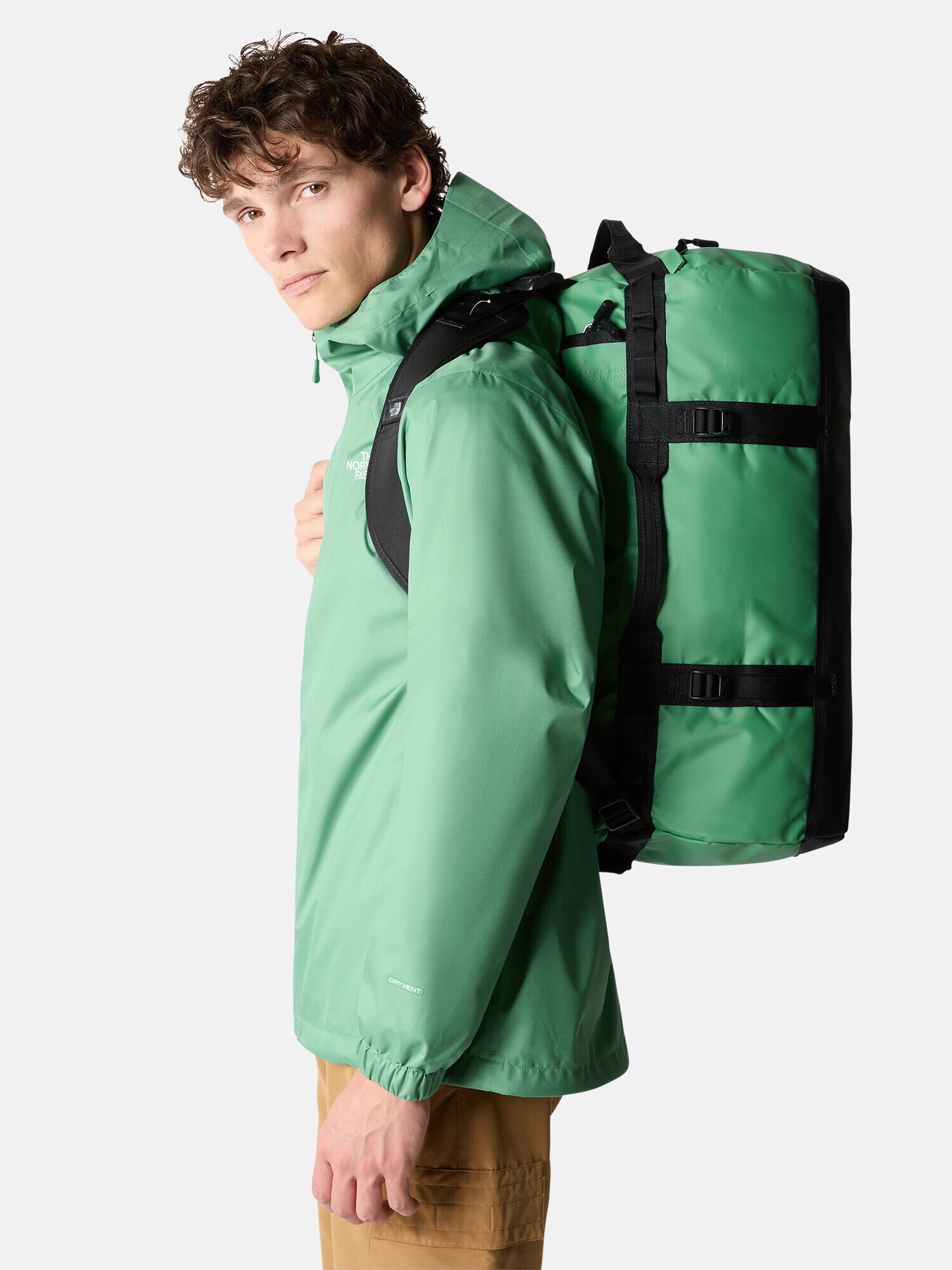 THE NORTH FACE Geantă sport verde / negru - Pled.ro