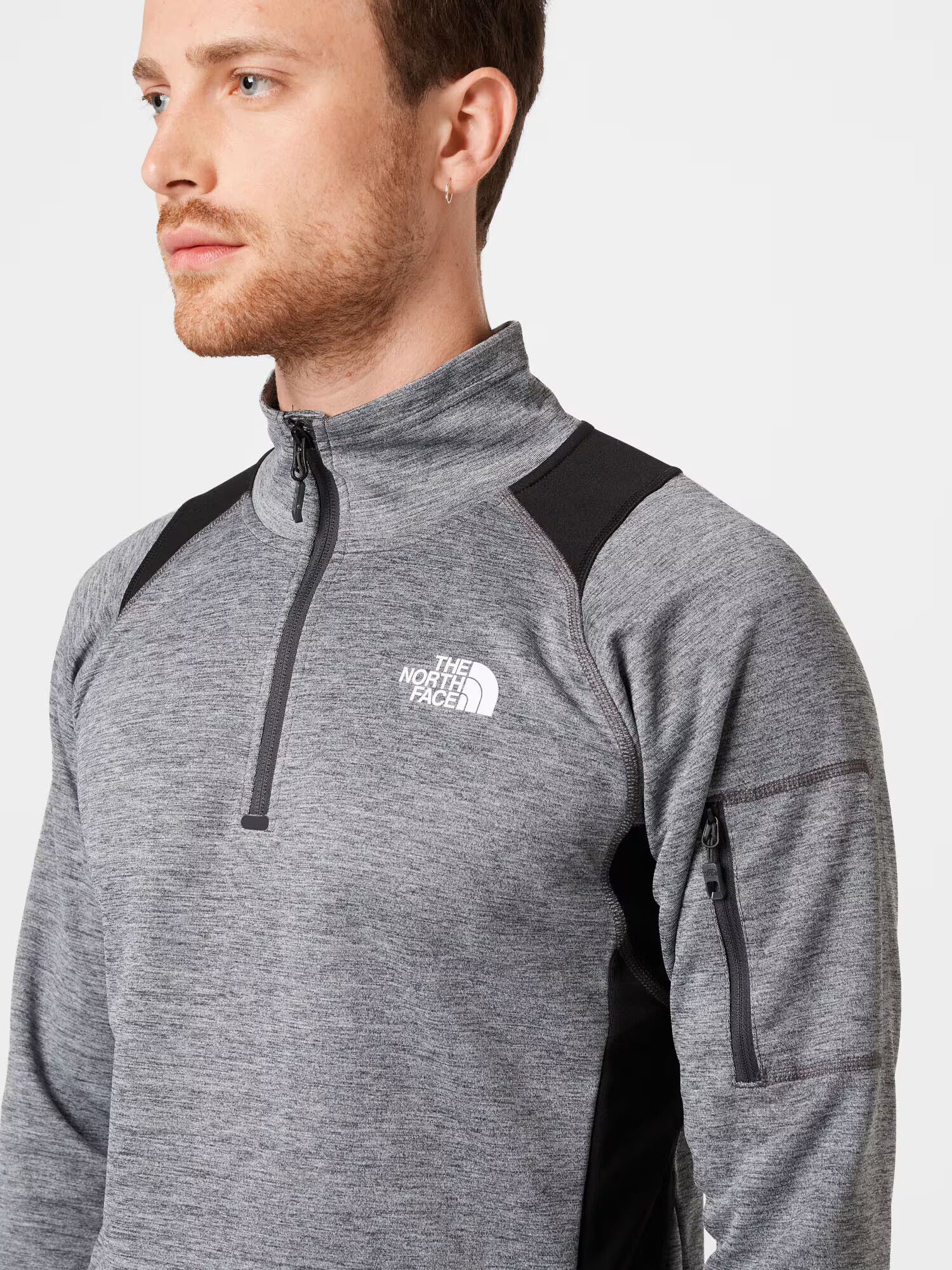 THE NORTH FACE Hanorac sport 'AO' gri închis / negru / alb - Pled.ro