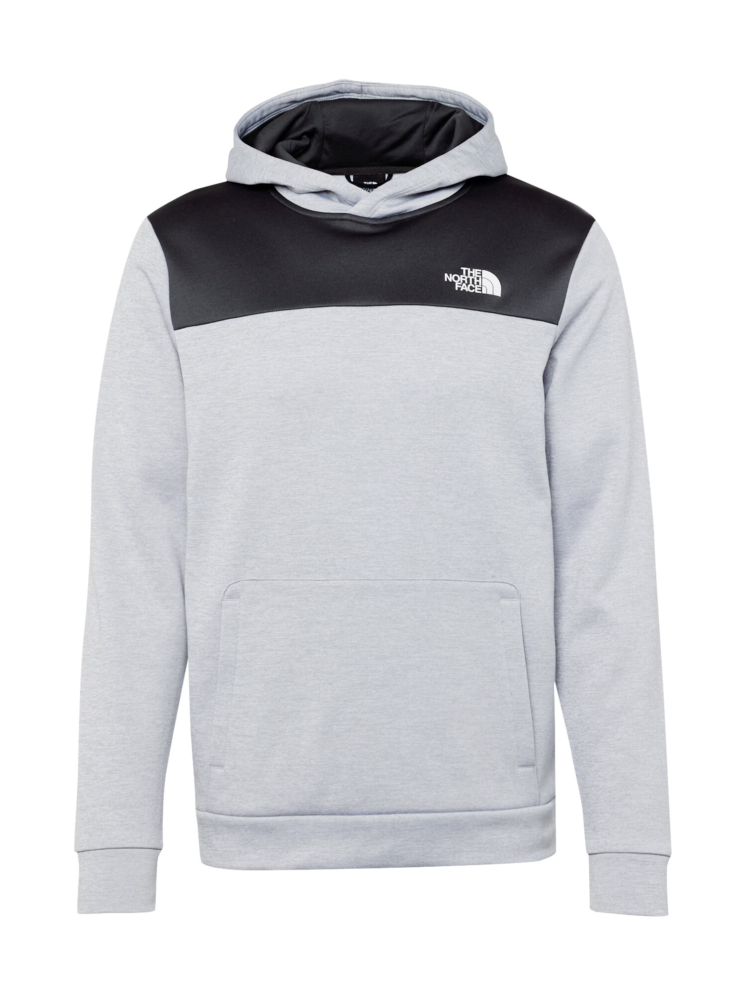 THE NORTH FACE Hanorac sport 'M REAXION FLEECE P/O HOODIE - EU' gri amestecat / negru / alb - Pled.ro