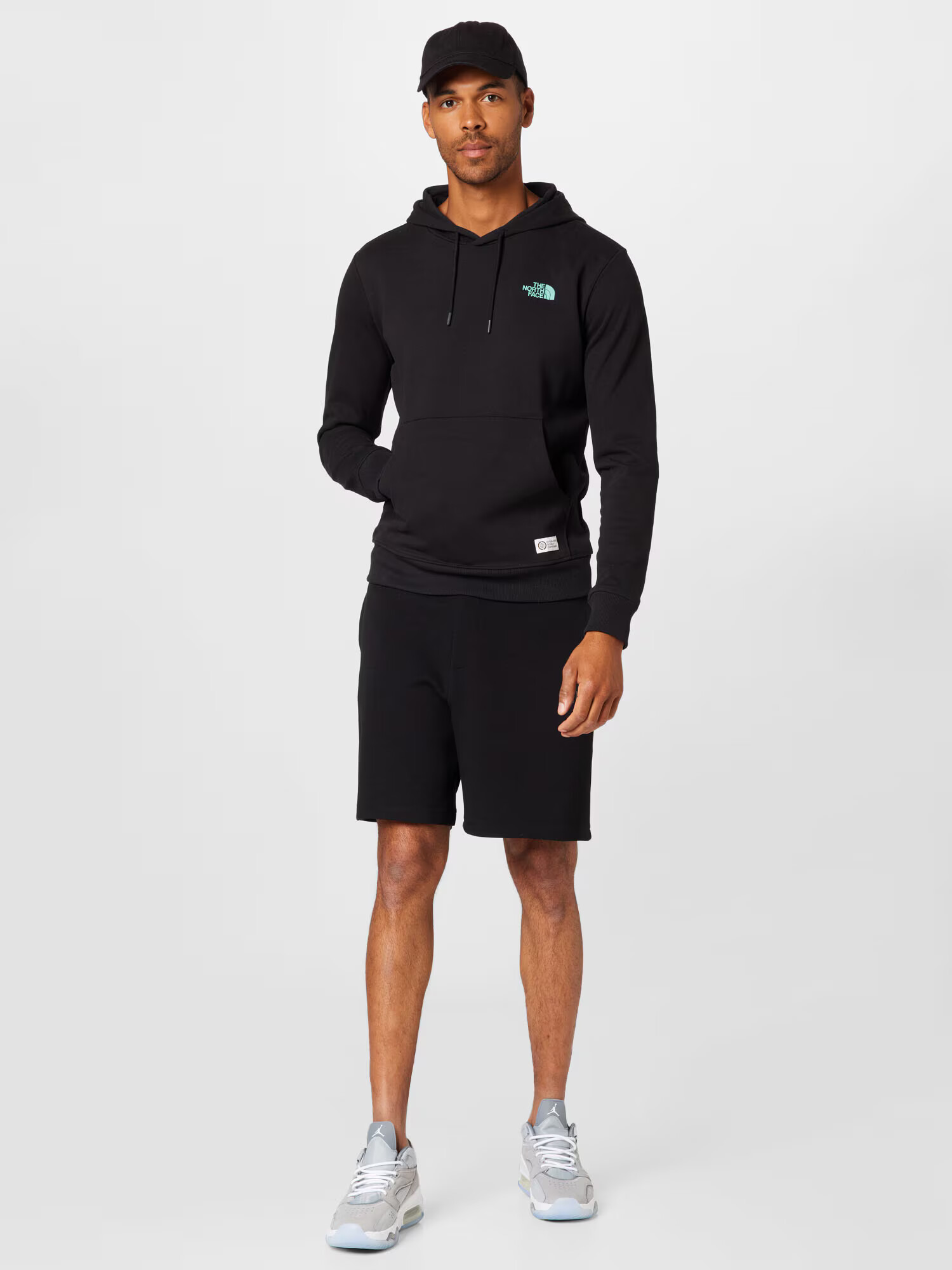 THE NORTH FACE Hanorac sport 'REGRIND' turcoaz / portocaliu / negru - Pled.ro