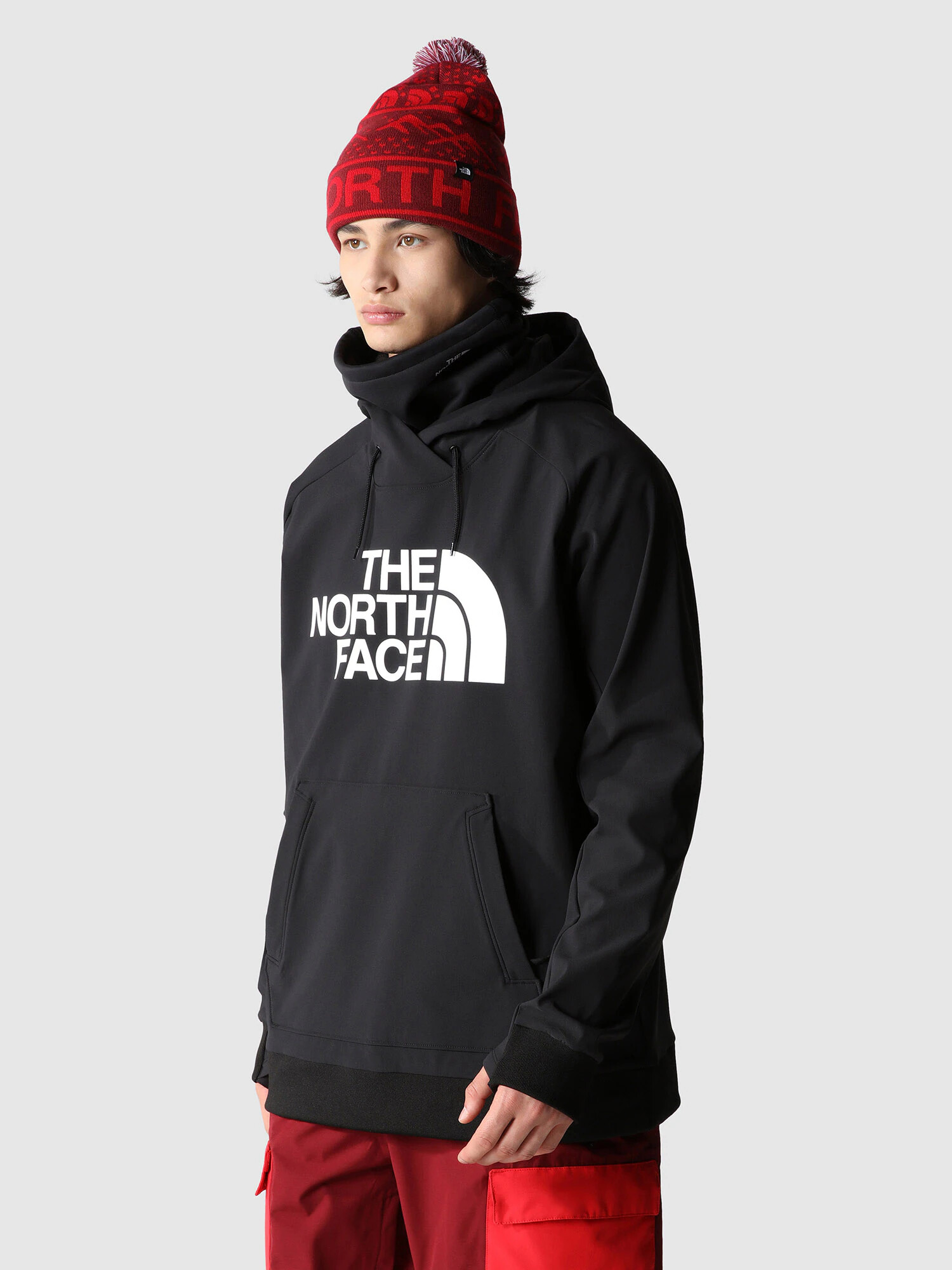 THE NORTH FACE Hanorac sport 'TEKNO' negru / alb - Pled.ro