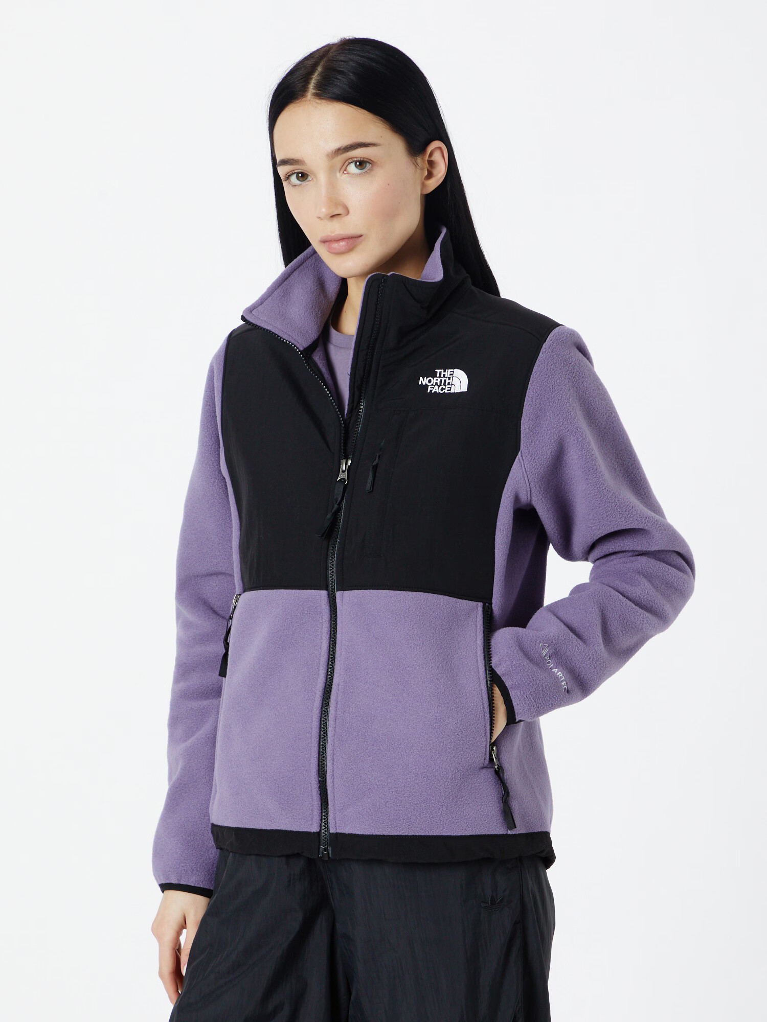 THE NORTH FACE Jachetă fleece 'DENALI' mov închis / negru / alb - Pled.ro