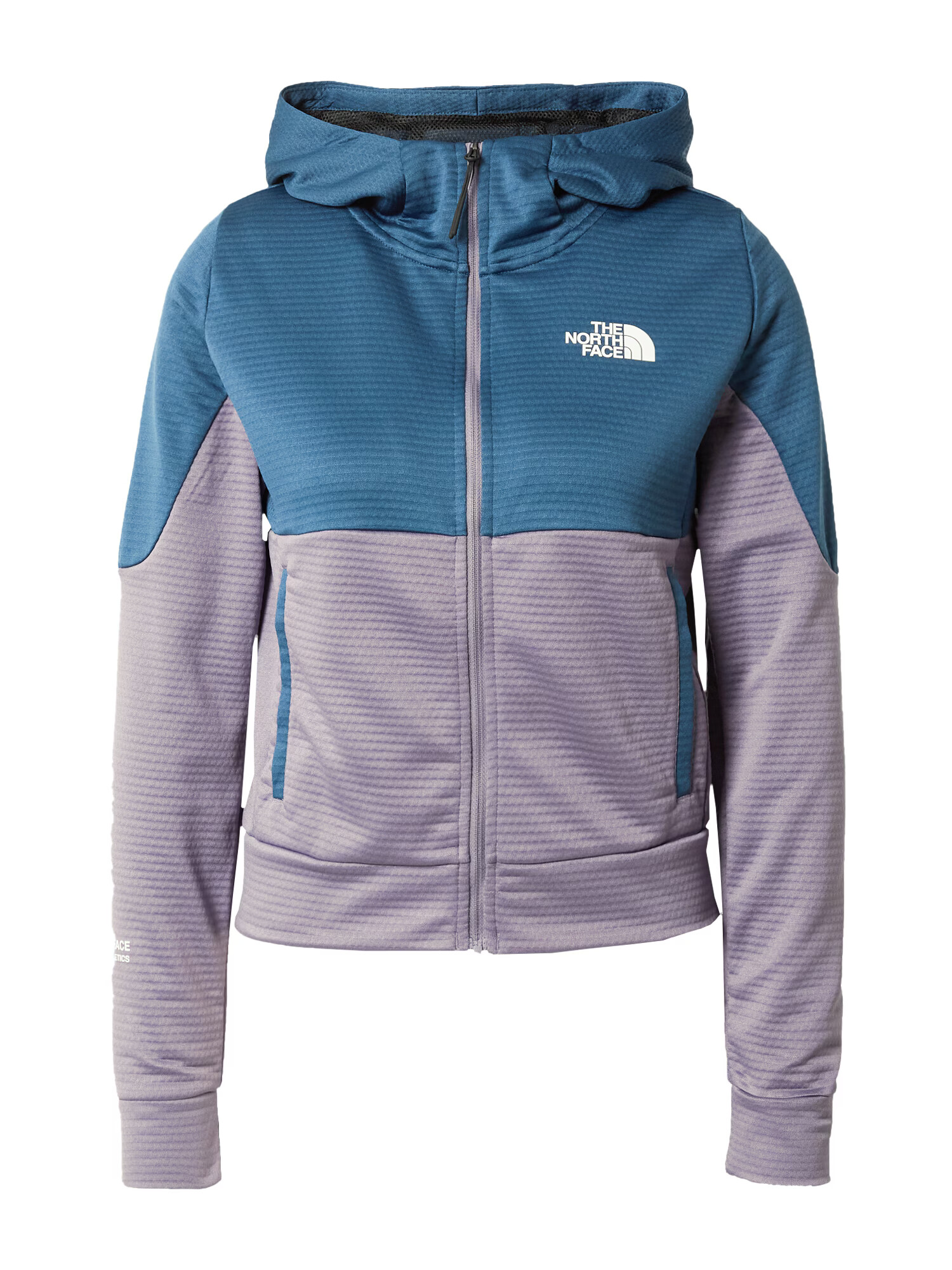 THE NORTH FACE Jachetă fleece funcțională albastru porumbel / mov lavandă / alb - Pled.ro