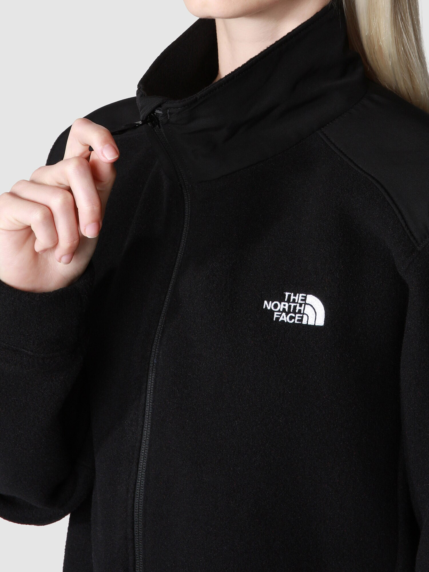 THE NORTH FACE Jachetă fleece funcțională 'ALPINE' negru / alb - Pled.ro