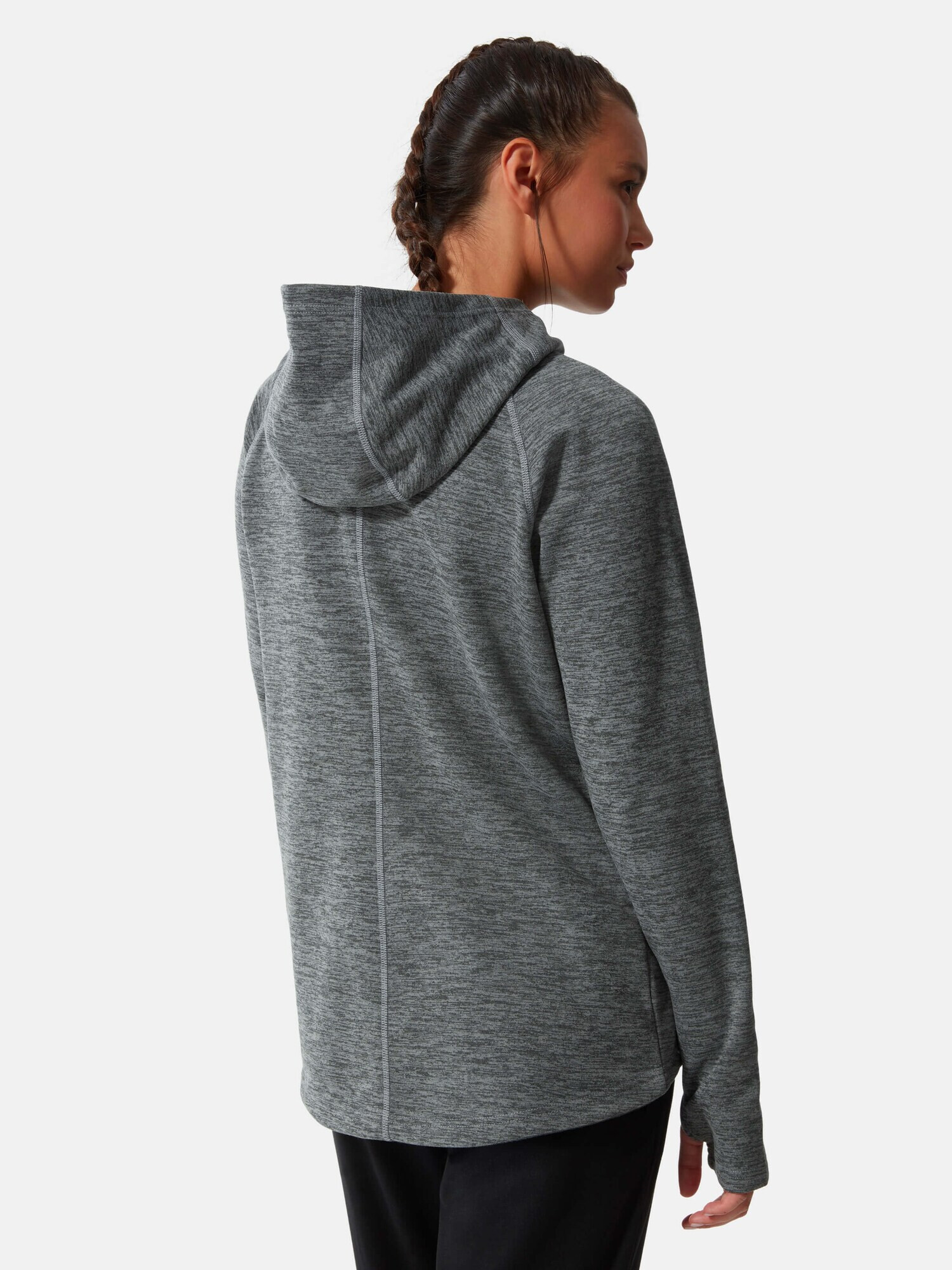 THE NORTH FACE Jachetă fleece funcțională 'Canyonlands' gri metalic / alb - Pled.ro