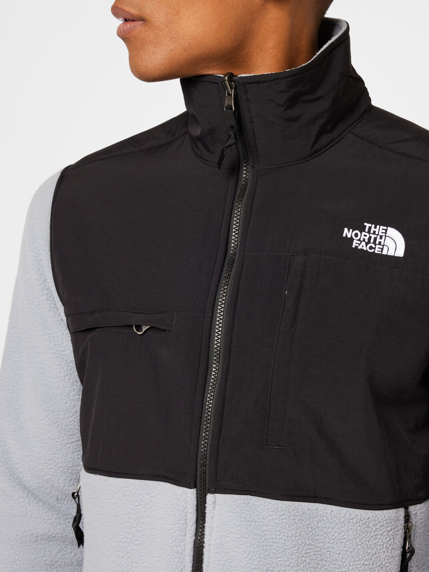 THE NORTH FACE Jachetă fleece funcțională 'Denali 2' gri / negru / alb - Pled.ro