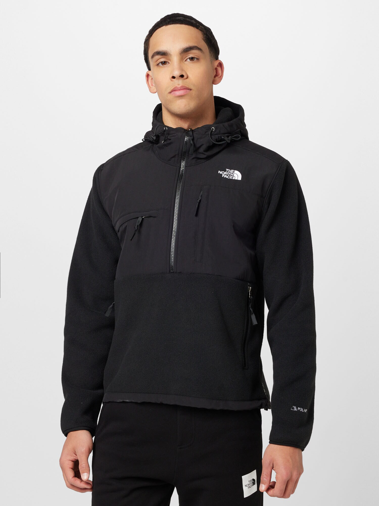 THE NORTH FACE Pulover 'Denali' negru / alb - Pled.ro