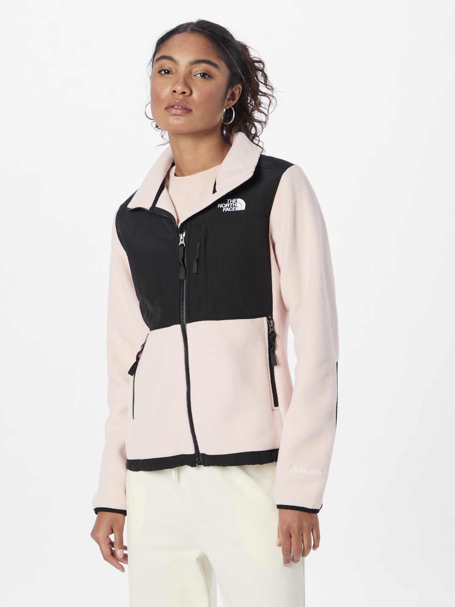 THE NORTH FACE Jachetă fleece 'DENALI' roz pudră / negru / alb - Pled.ro