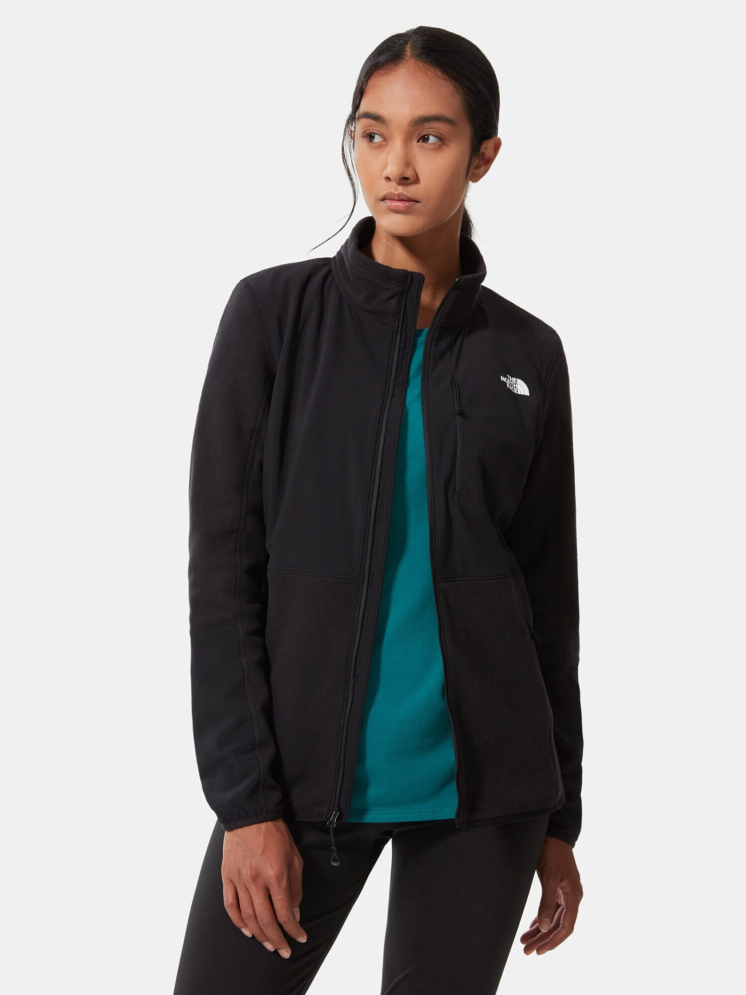 THE NORTH FACE Jachetă fleece funcțională 'DIABLO' negru / alb - Pled.ro