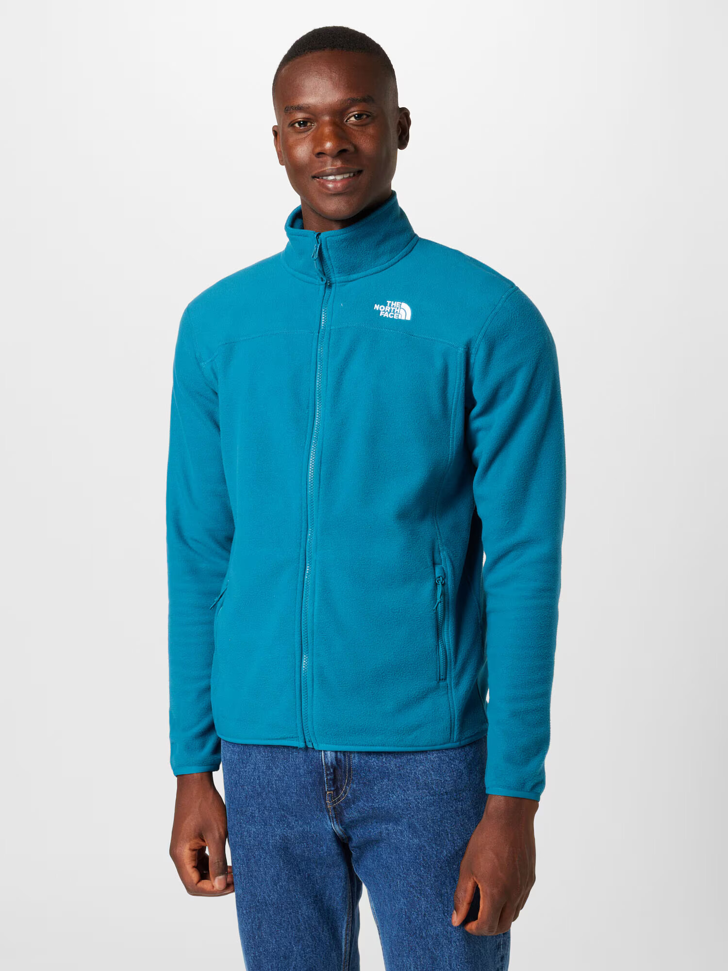 THE NORTH FACE Jachetă fleece funcțională 'GLACIER' cyan - Pled.ro