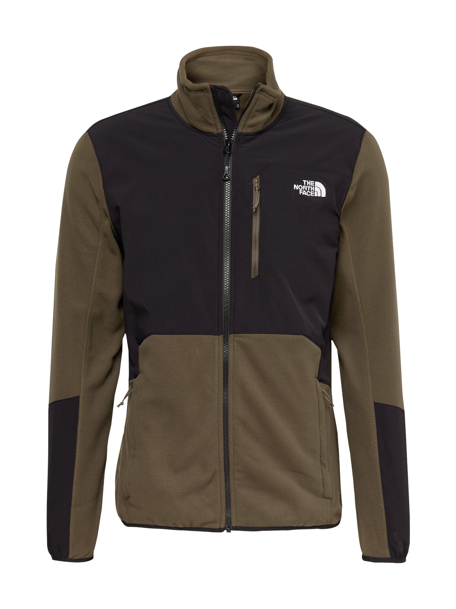 THE NORTH FACE Jachetă fleece funcțională 'GLACIER' kaki / negru / alb - Pled.ro