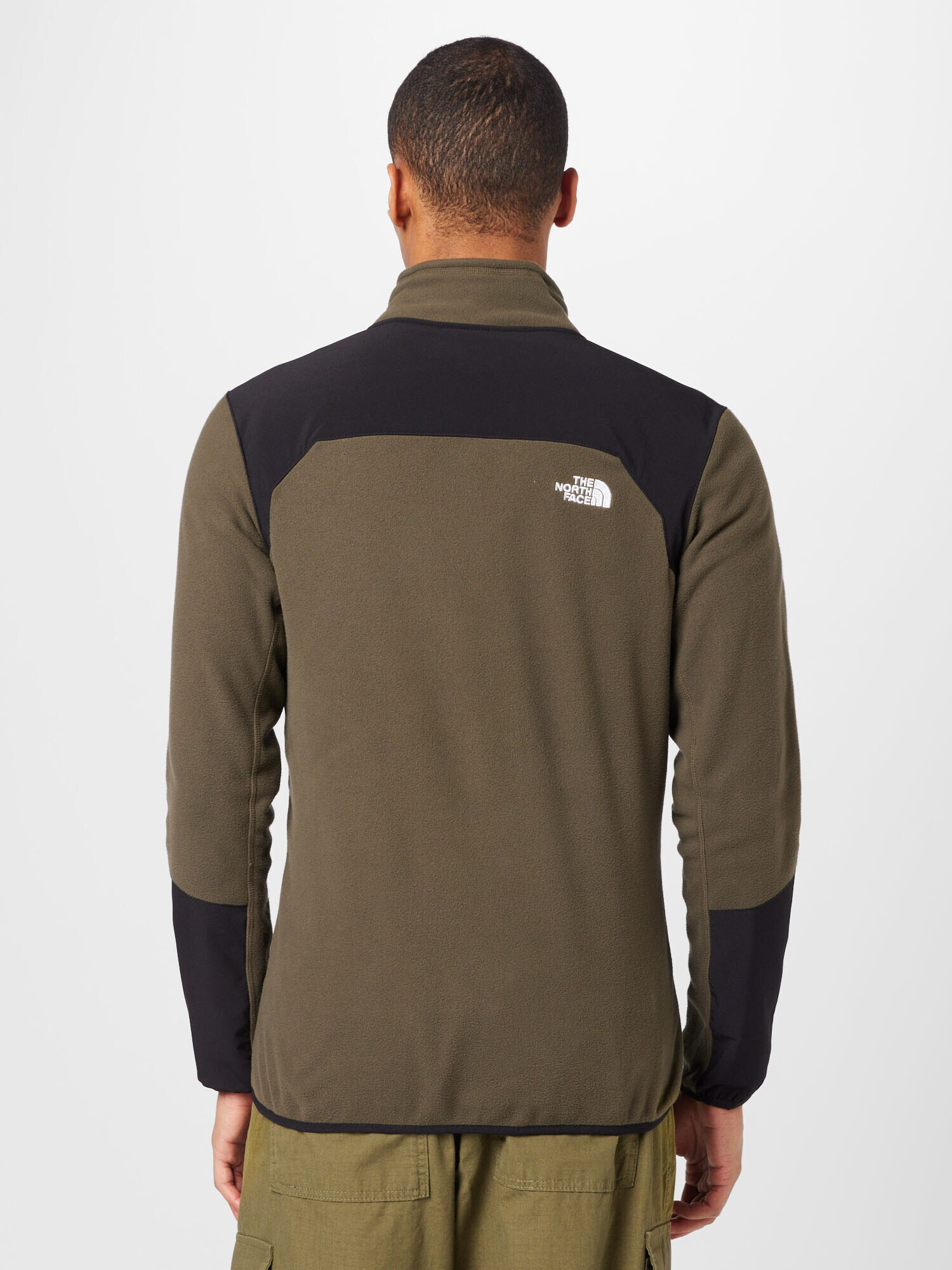 THE NORTH FACE Jachetă fleece funcțională 'GLACIER' kaki / negru / alb - Pled.ro