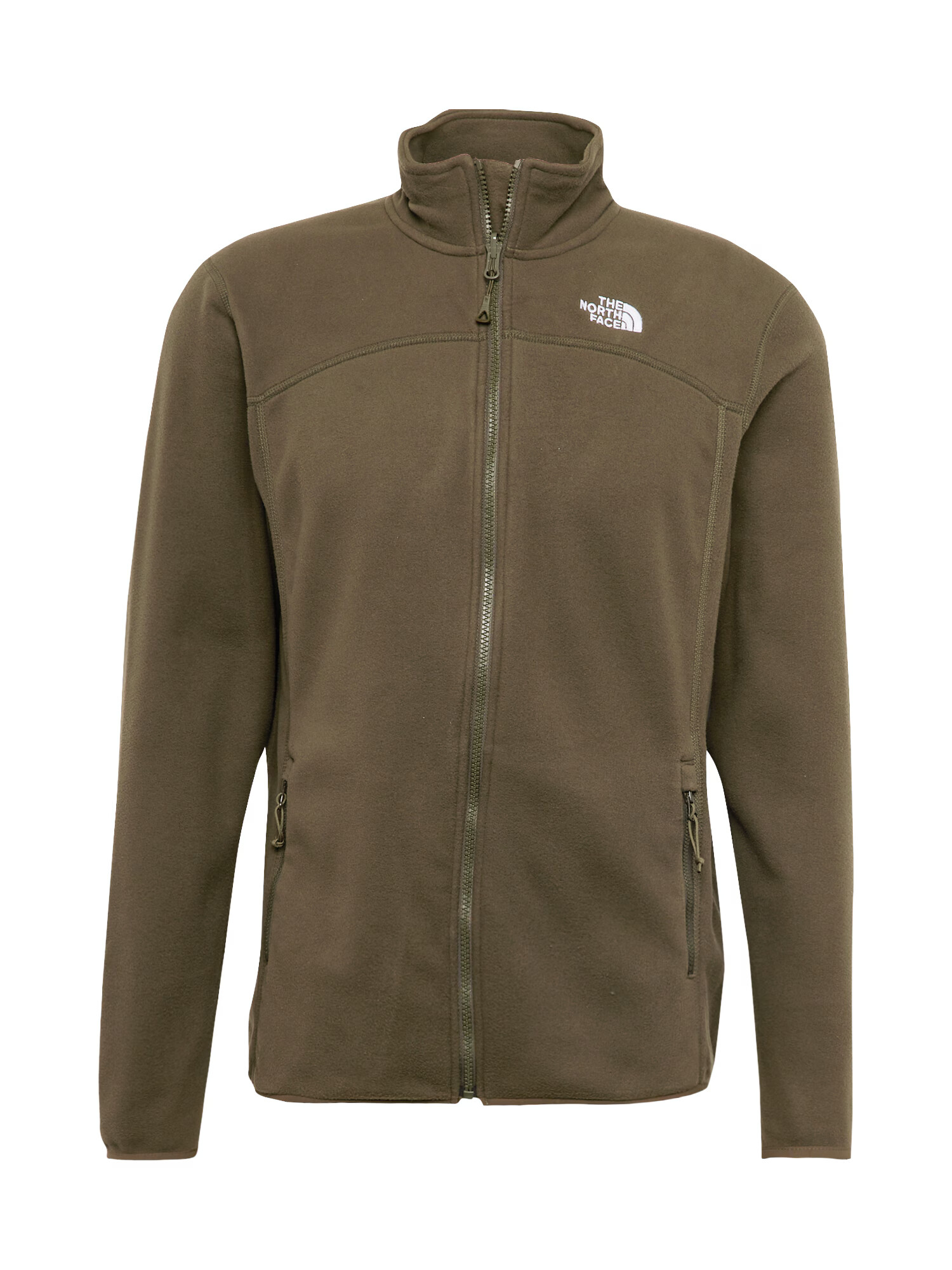 THE NORTH FACE Jachetă fleece funcțională 'Glacier' oliv / alb - Pled.ro